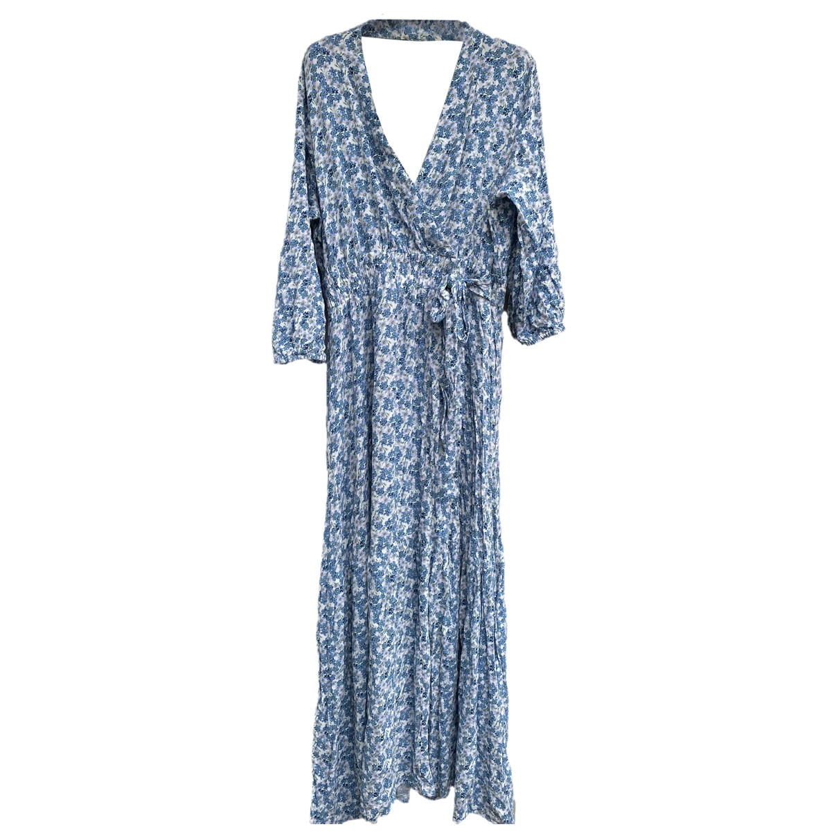 Pre-owned Y.a.s. Maxi Dress In Blue