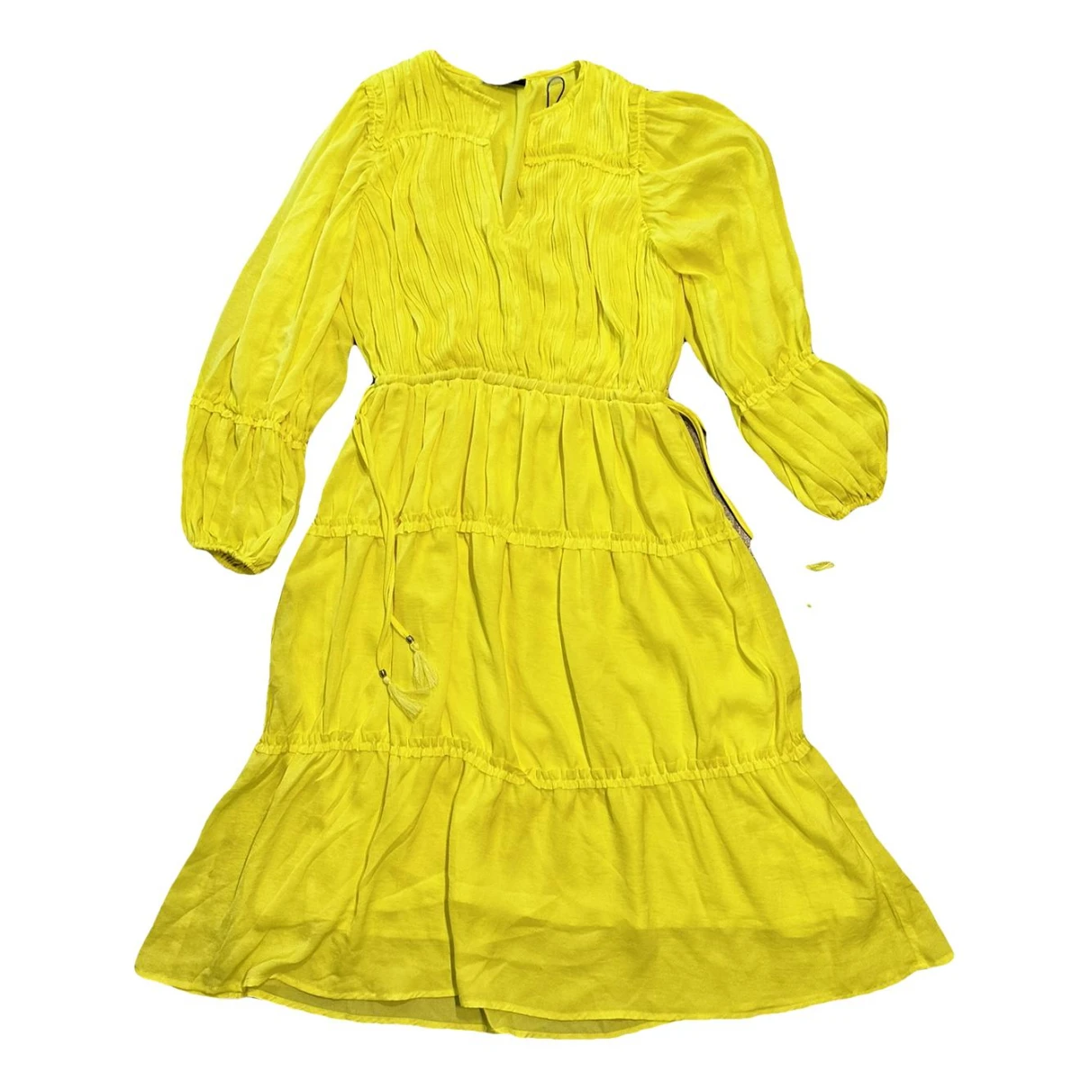 Pre-owned Elie Tahari Mid-length Dress In Yellow