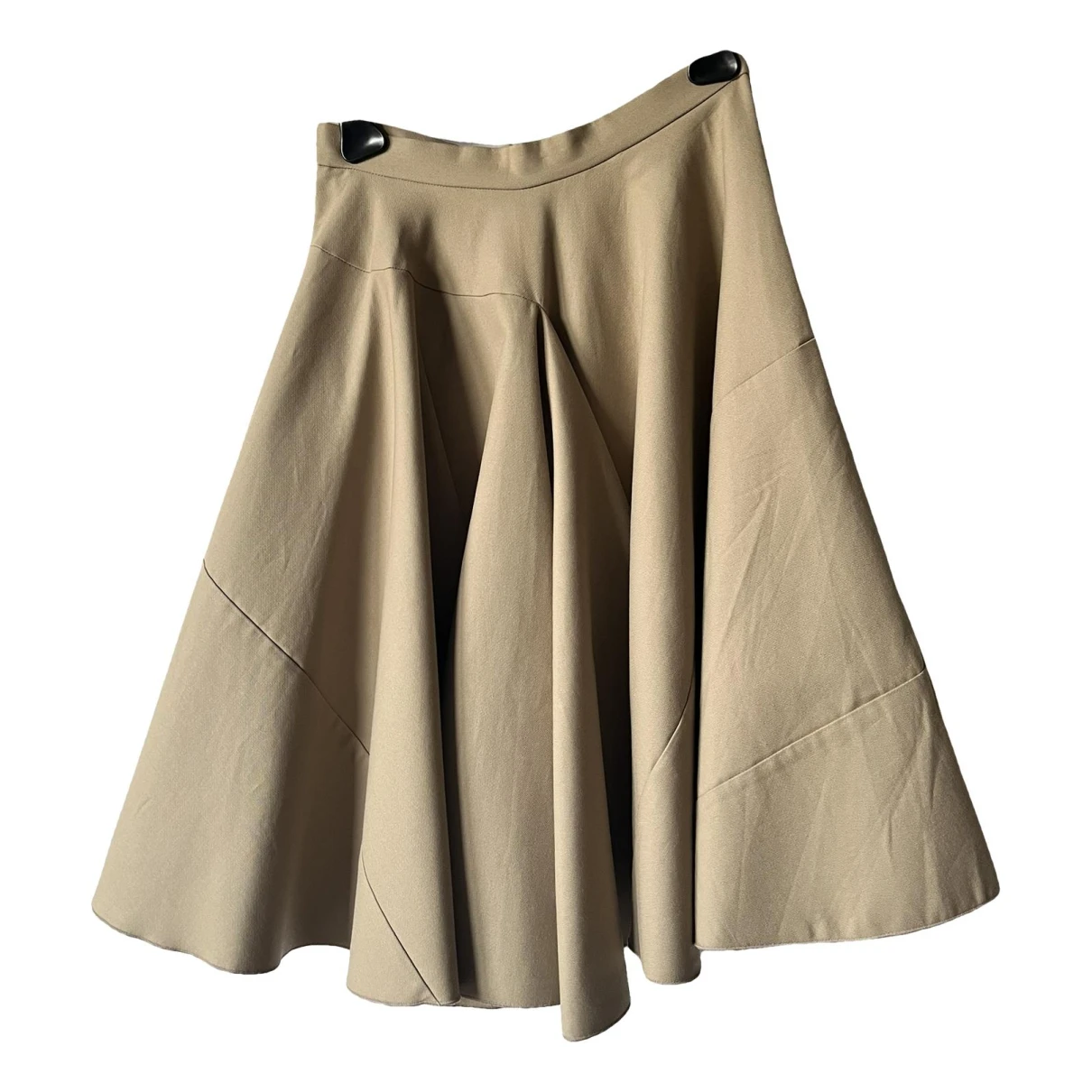 Pre-owned Roberto Musso Mid-length Skirt In Ecru