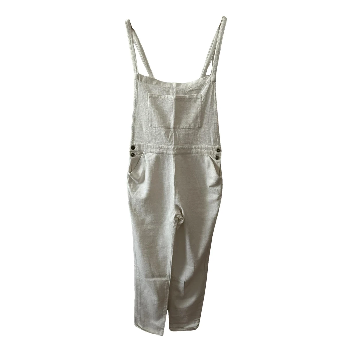 Pre-owned Merci Jumpsuit In White