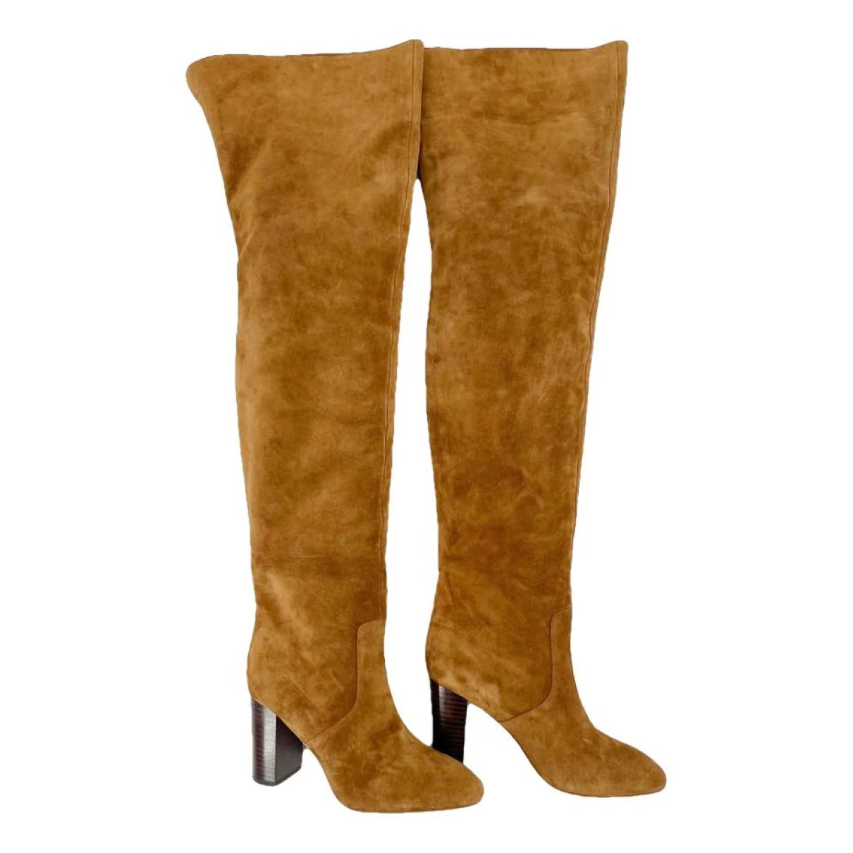 Pre-owned Loeffler Randall Boots In Camel