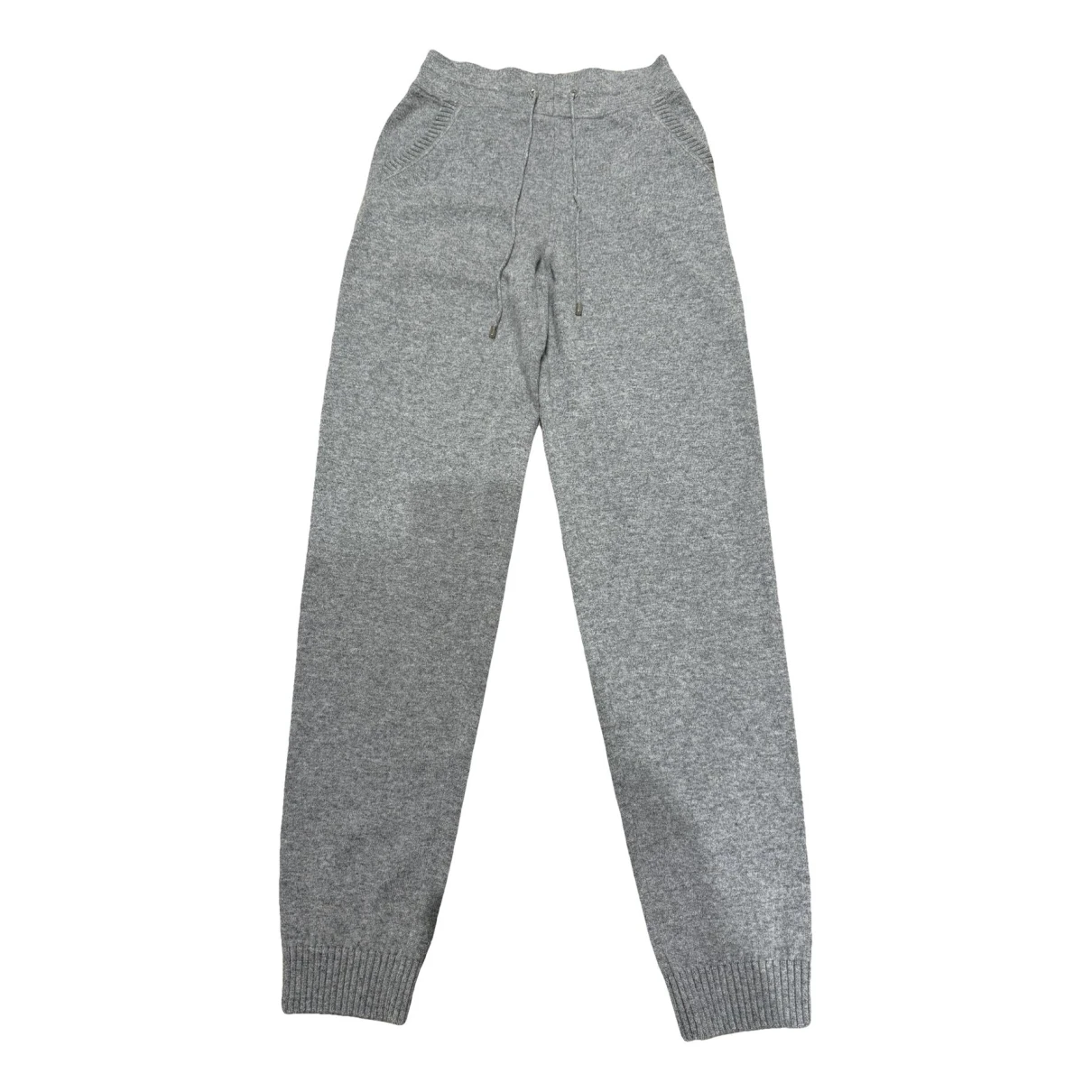 Pre-owned Chanel Cashmere Leggings In Grey