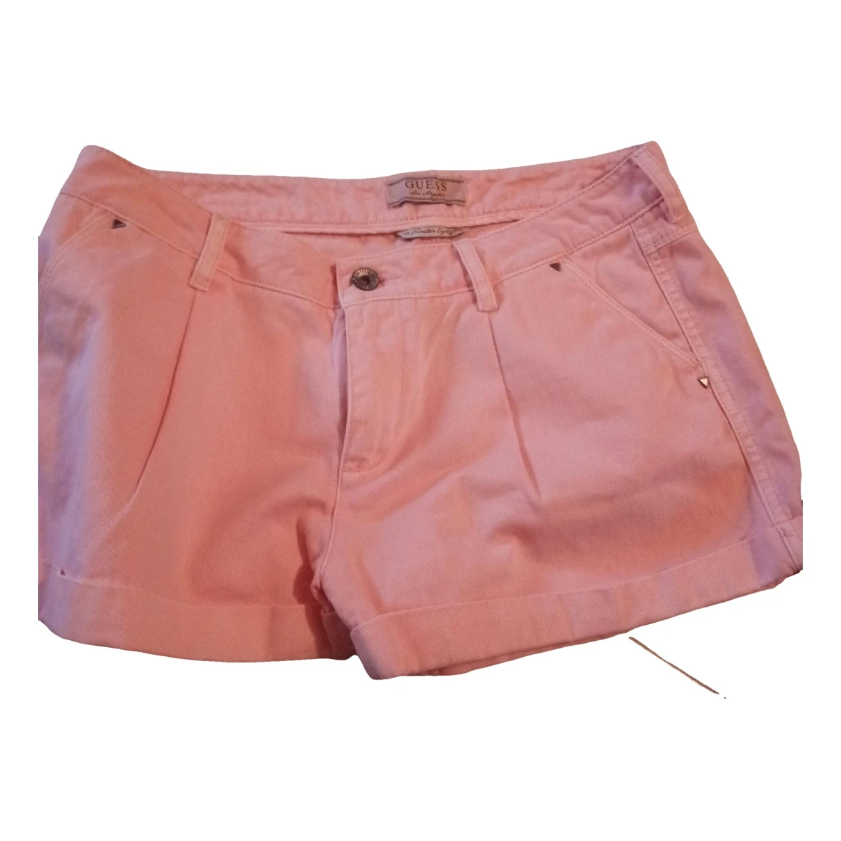 Pre-owned Guess Shorts In Pink