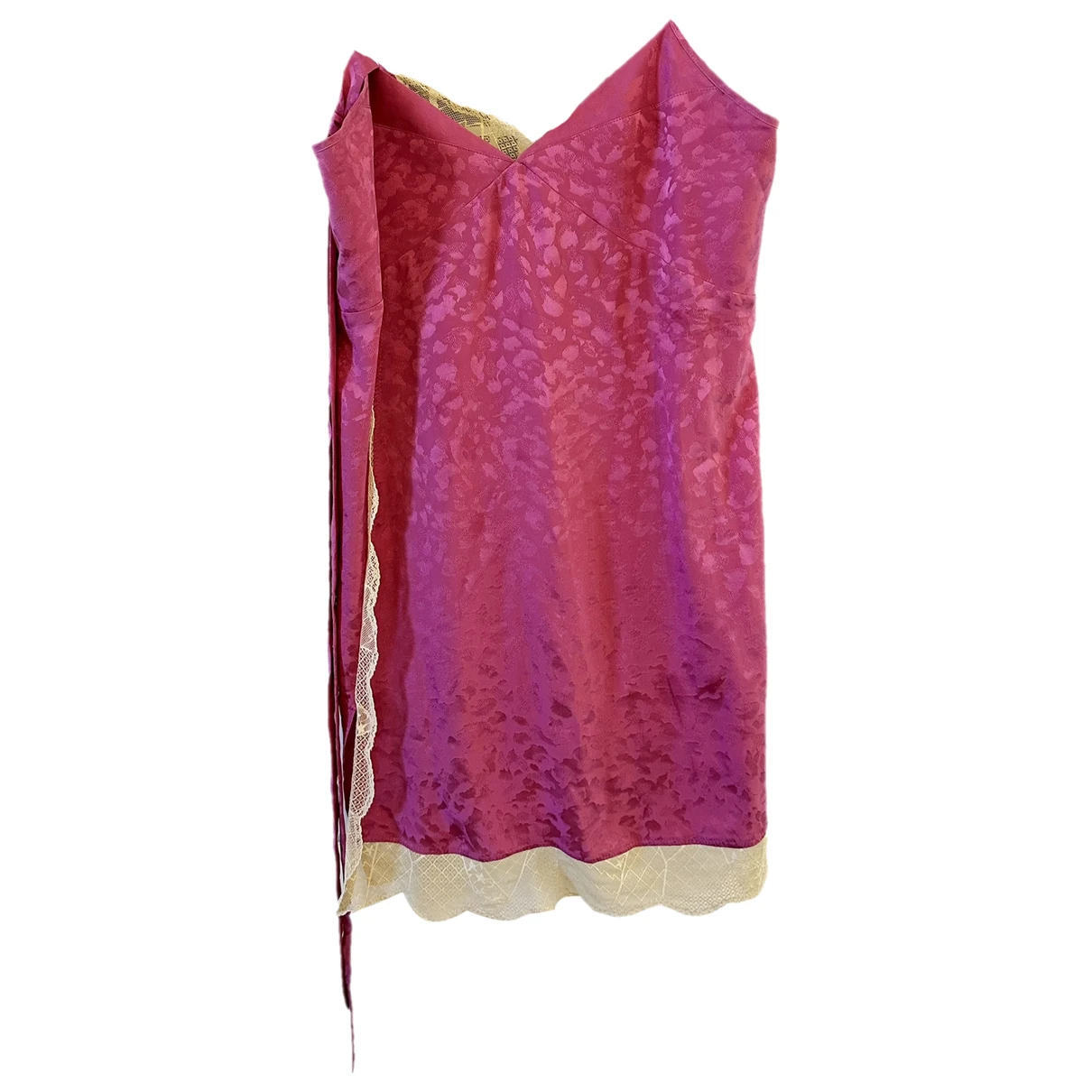 Pre-owned Zadig & Voltaire Silk Mini Dress In Purple