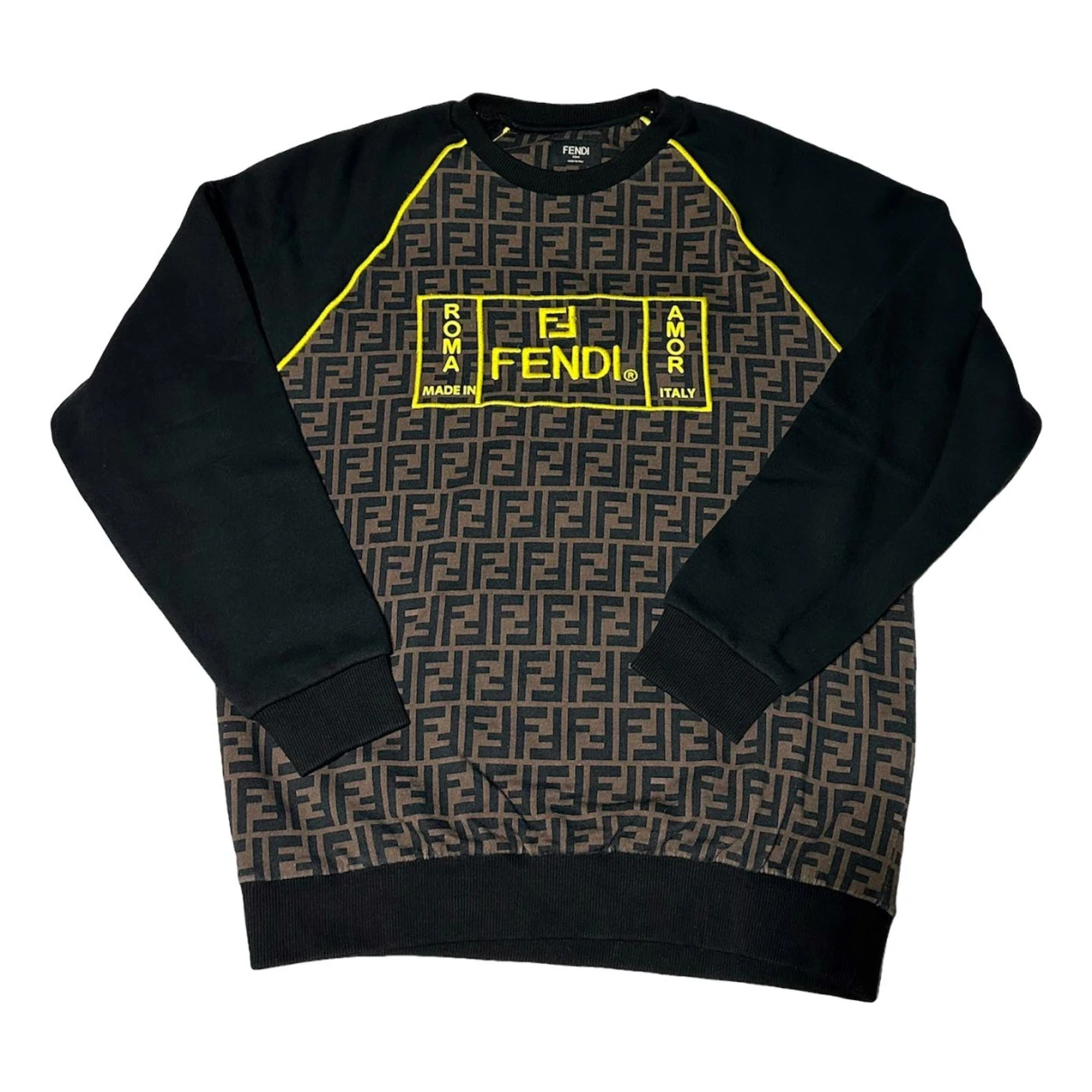 Pre-owned Fendi Sweatshirt In Brown