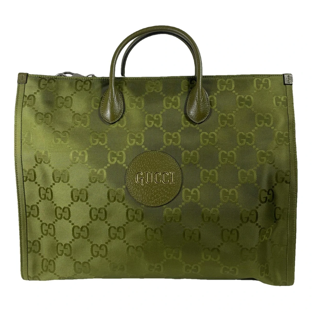 Pre-owned Gucci Tote In Green