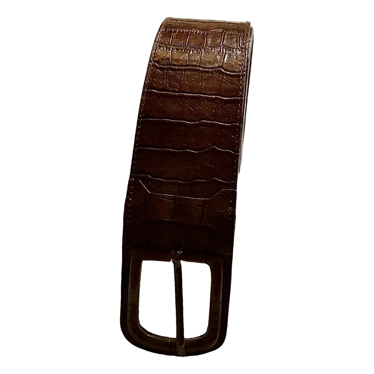 Pre-owned Massimo Dutti Belt In Brown