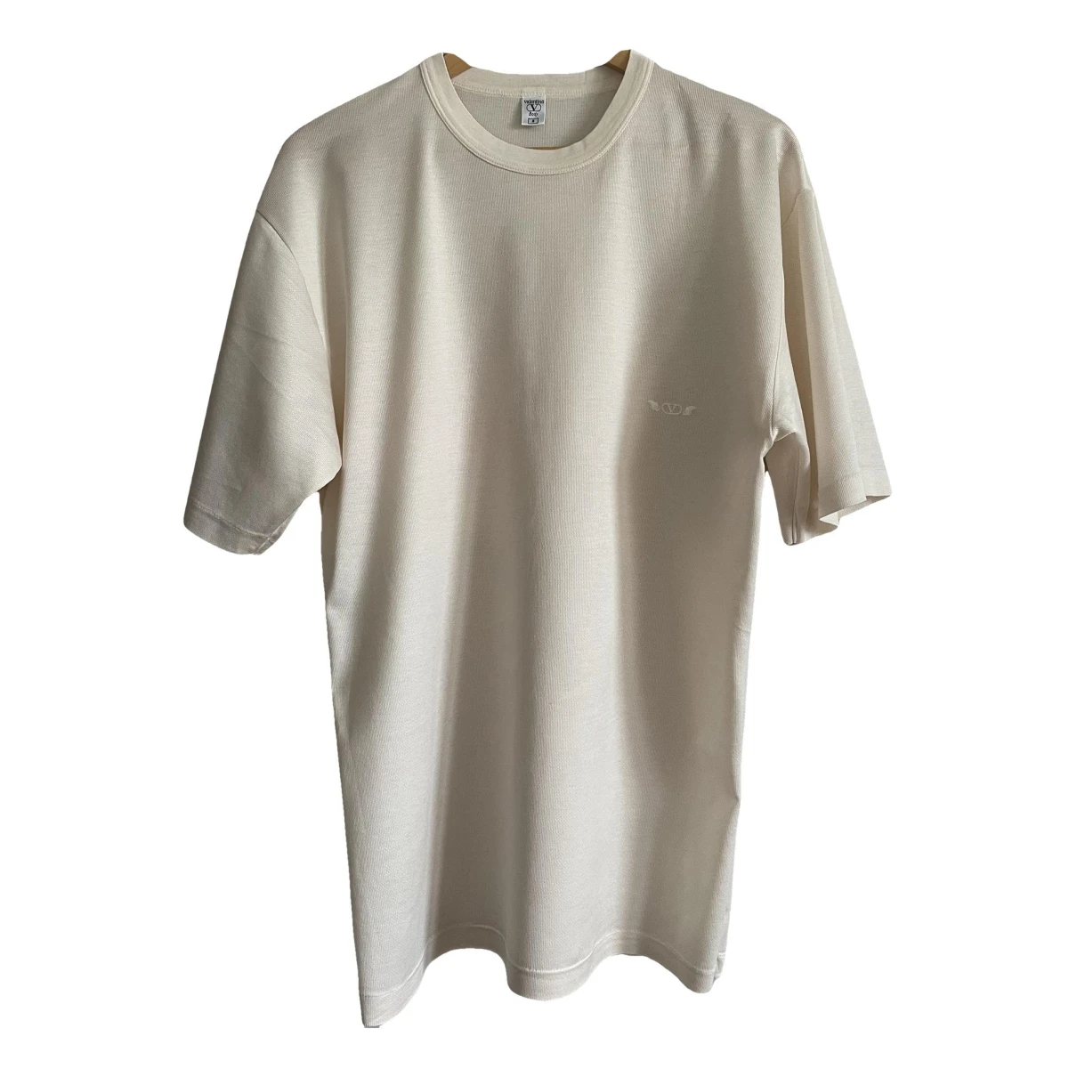 Pre-owned Valentino T-shirt In Beige