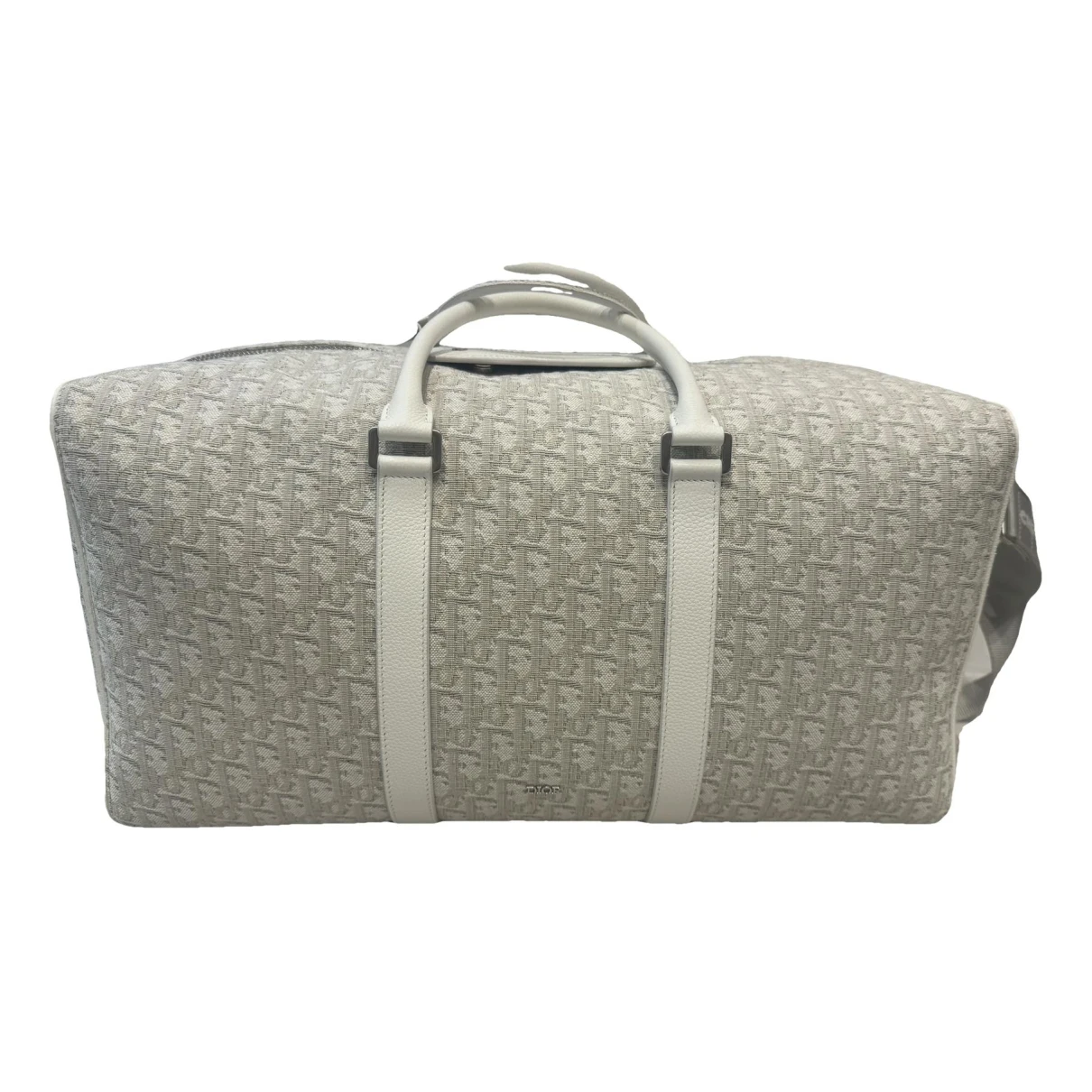Pre-owned Dior Cloth Small Bag In White