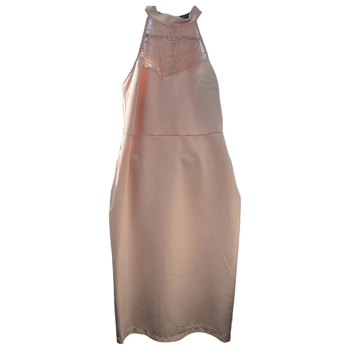 Pre-owned Mangano Mid-length Dress In Pink