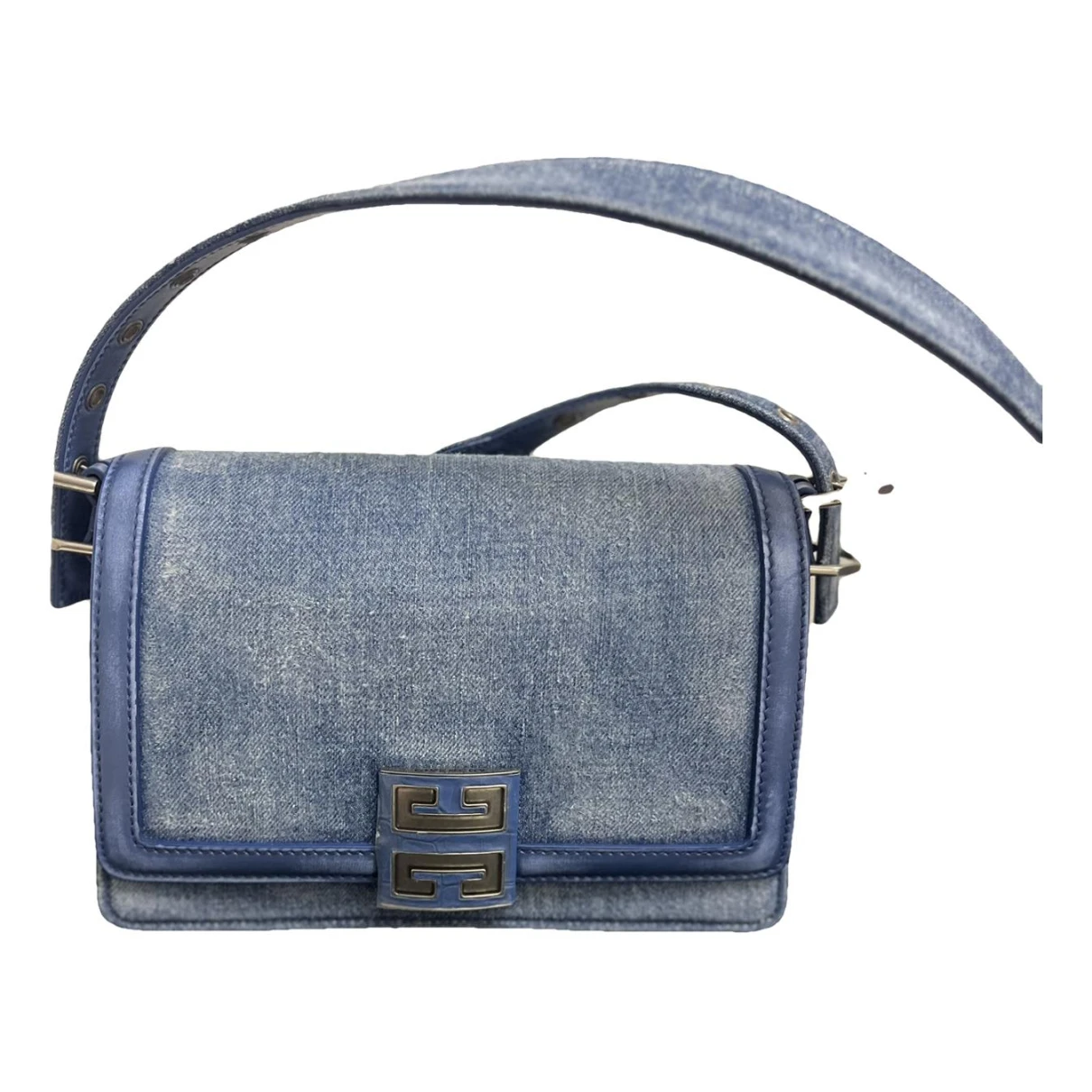 Pre-owned Givenchy Clutch Bag In Blue