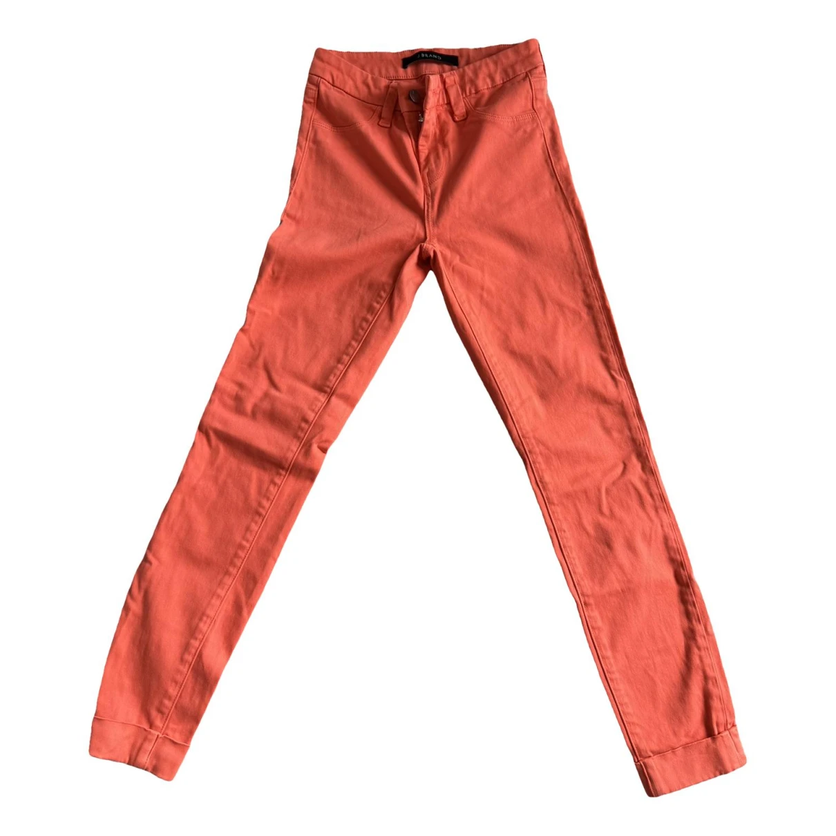 Pre-owned J Brand Short Jeans In Orange