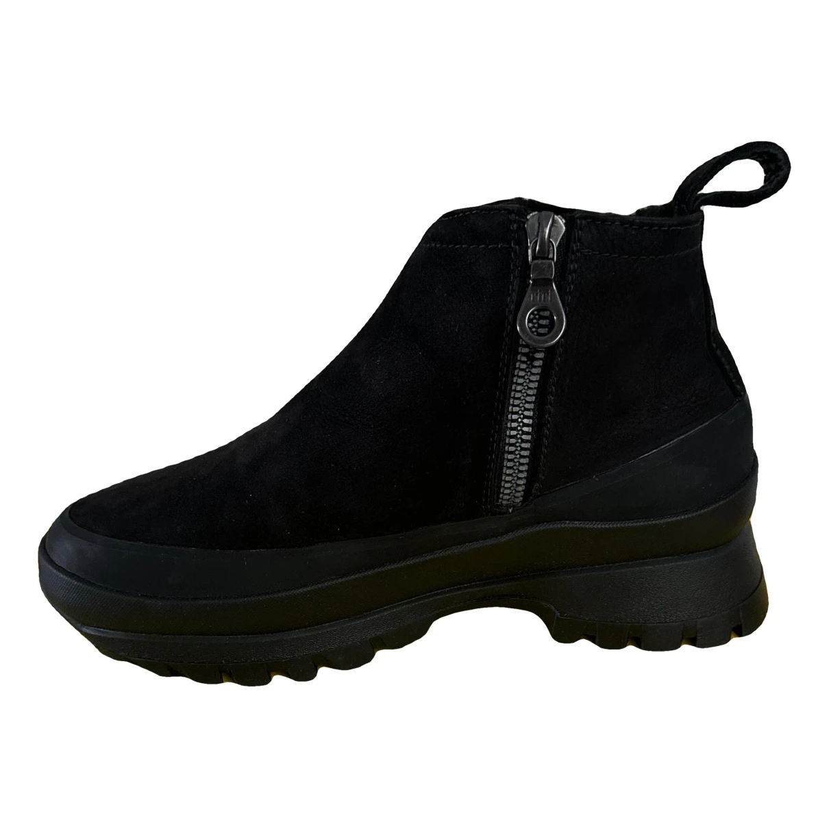 Pre-owned Diemme Boots In Black