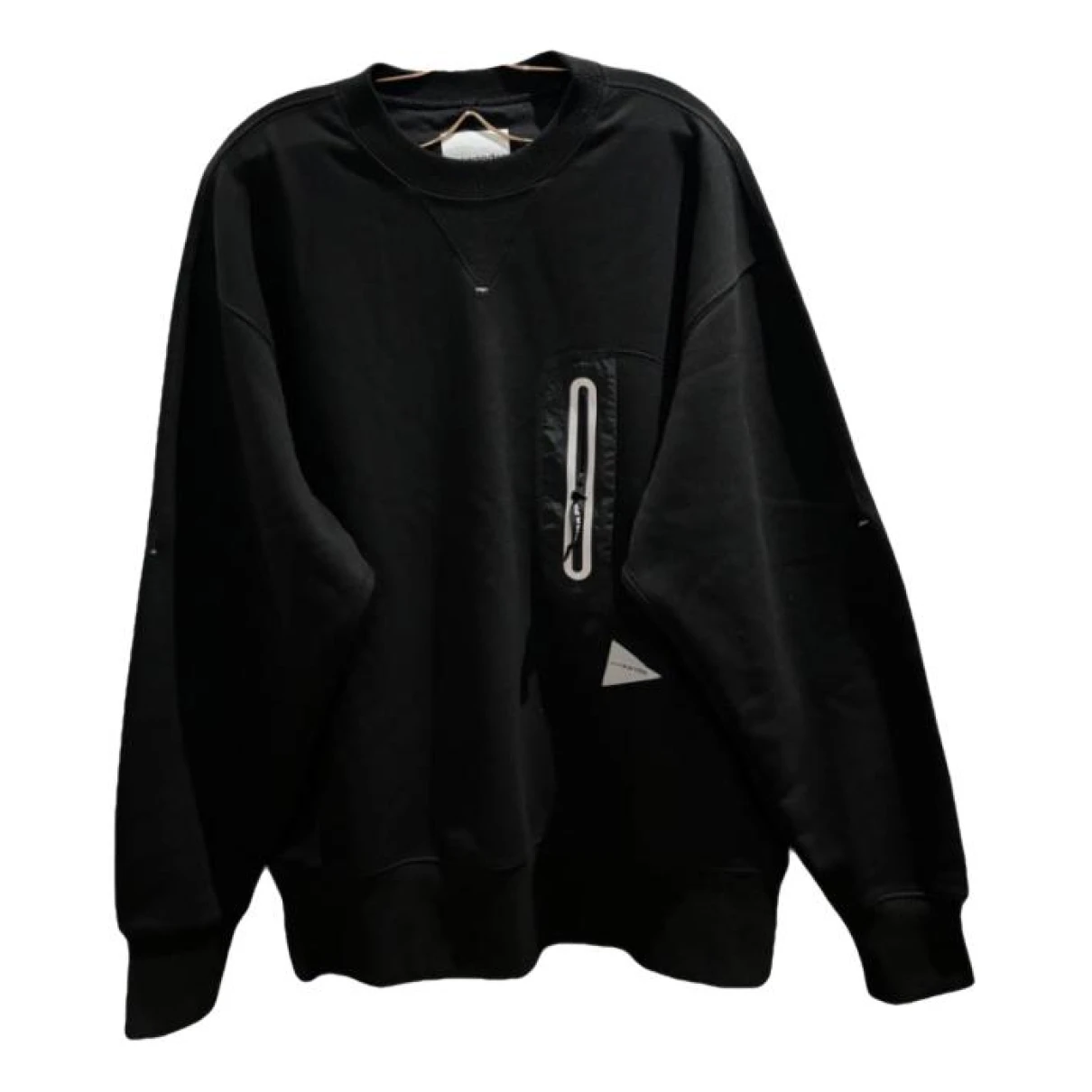 Pre-owned And Wander Sweatshirt In Black