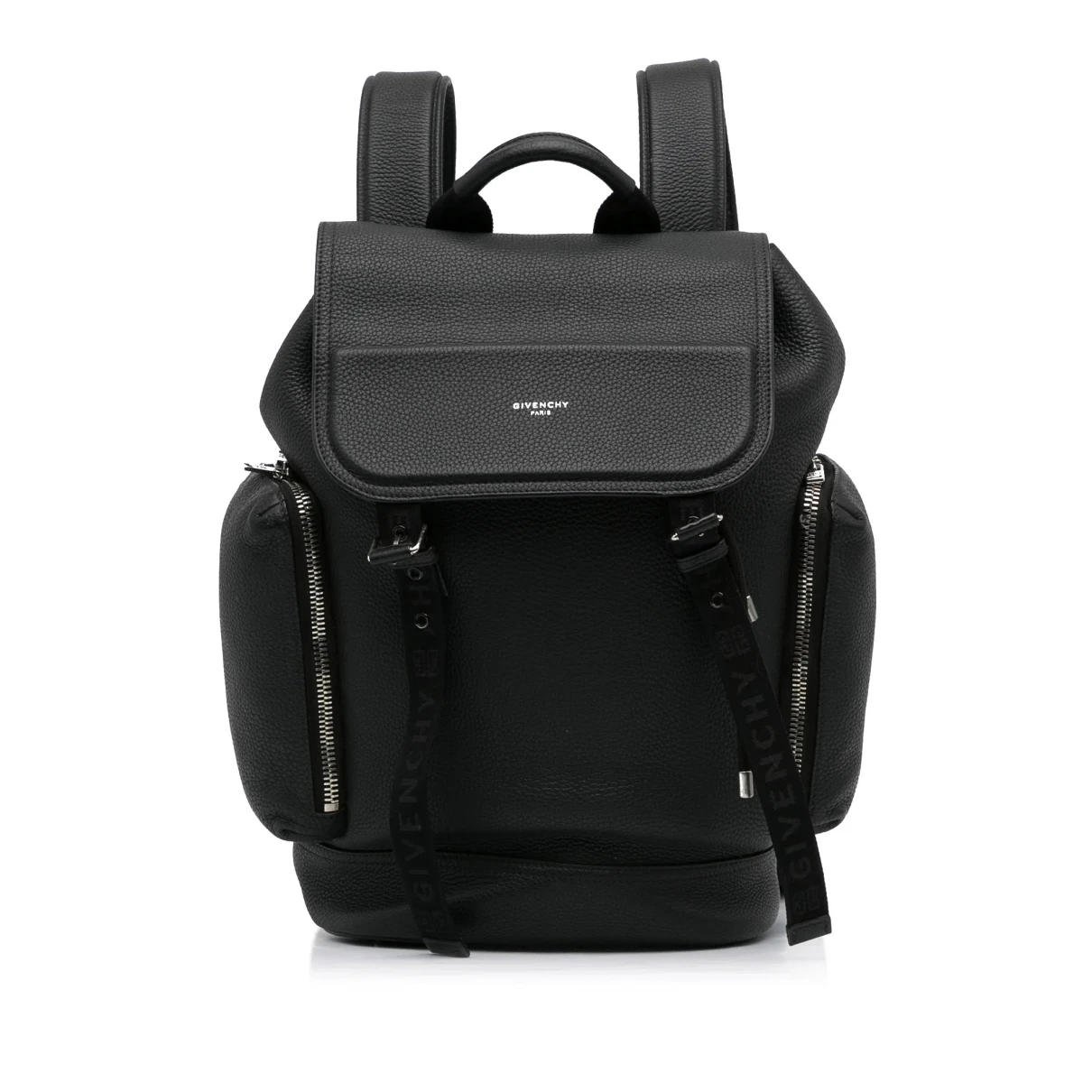 Pre-owned Givenchy Leather Backpack In Black