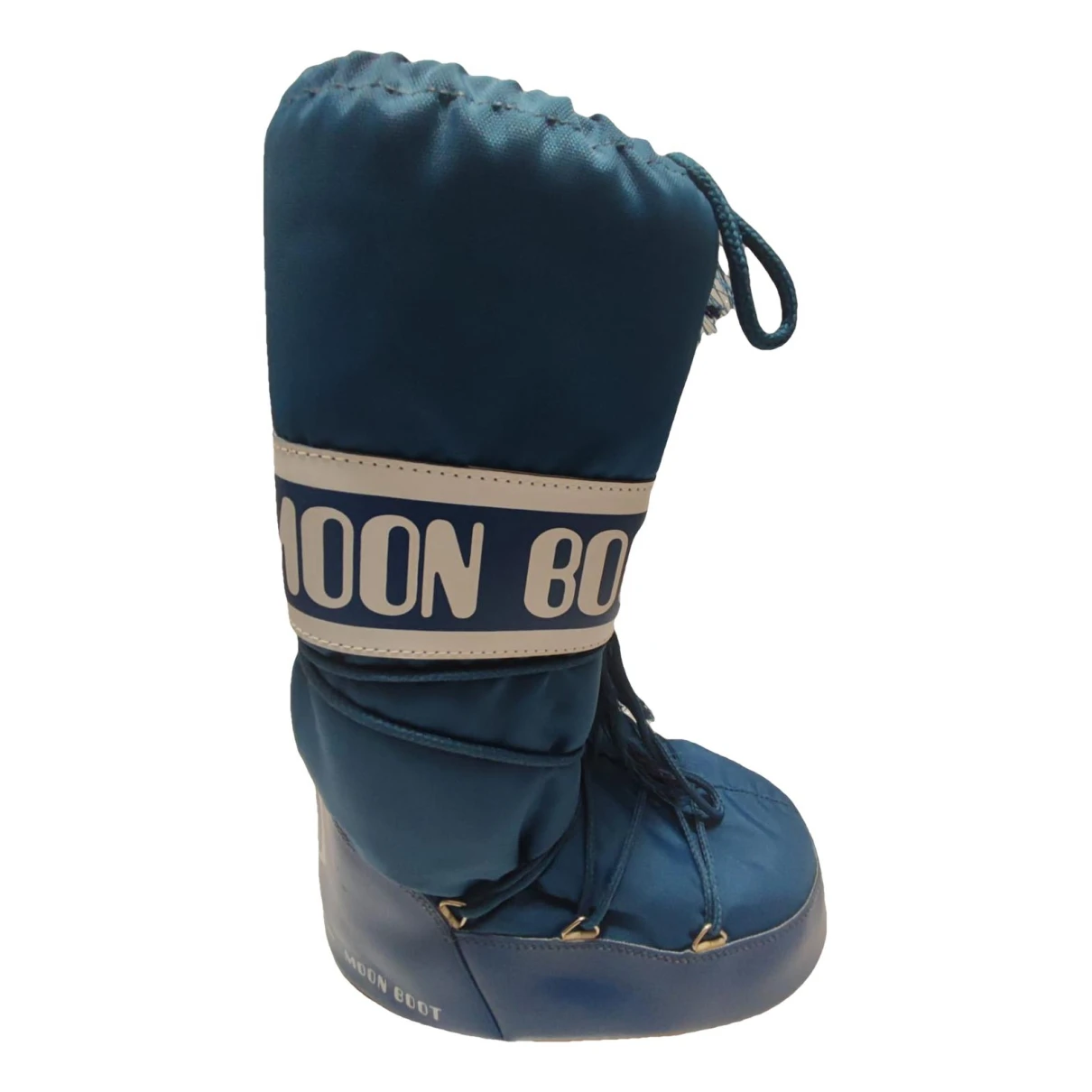 Pre-owned Moon Boot Boots In Blue