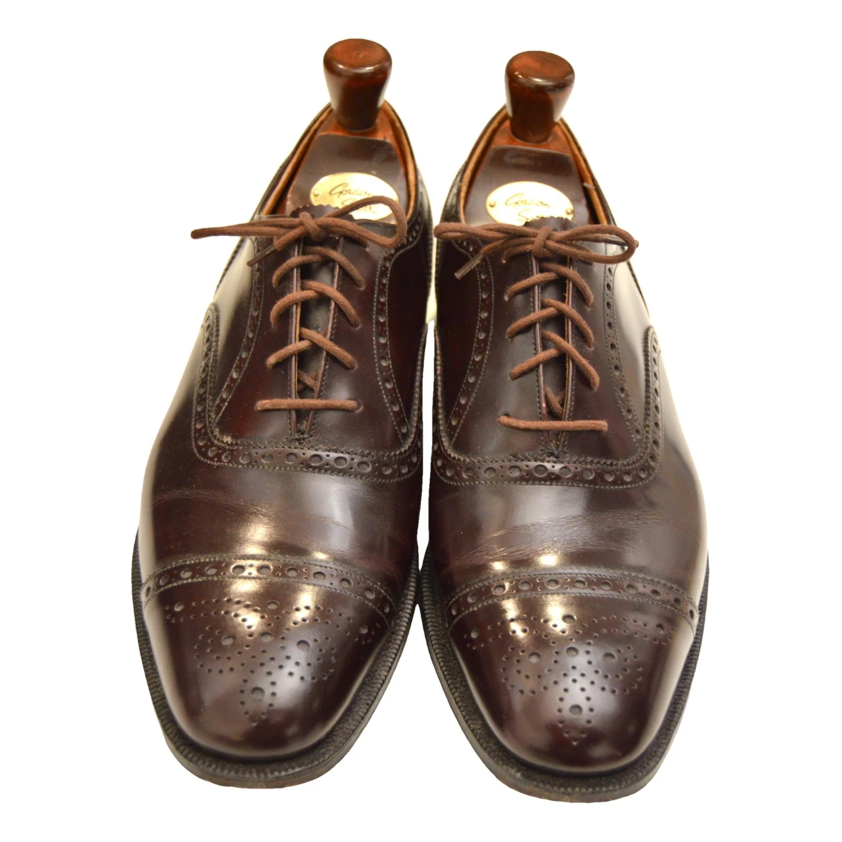 Pre-owned Church's Leather Lace Ups In Brown