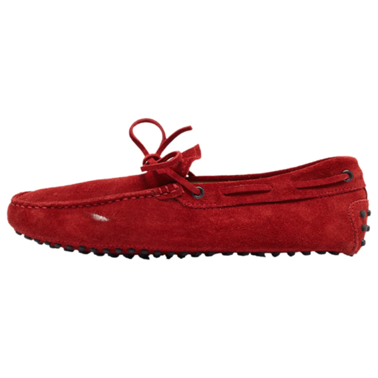 Pre-owned Tod's Flats In Red