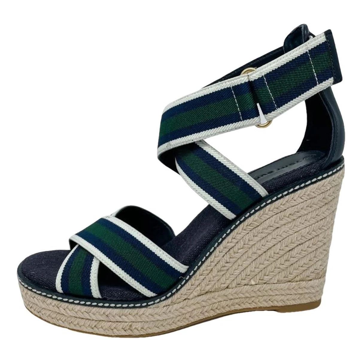 Pre-owned Tory Burch Cloth Espadrilles In Multicolour