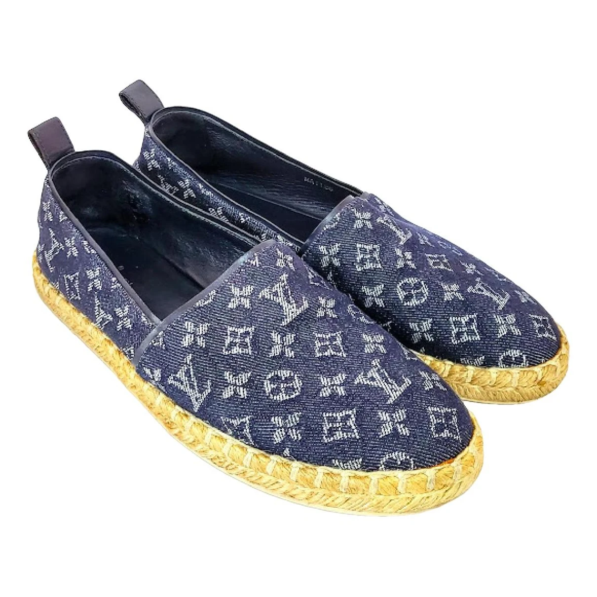 Pre-owned Louis Vuitton Espadrilles In Navy