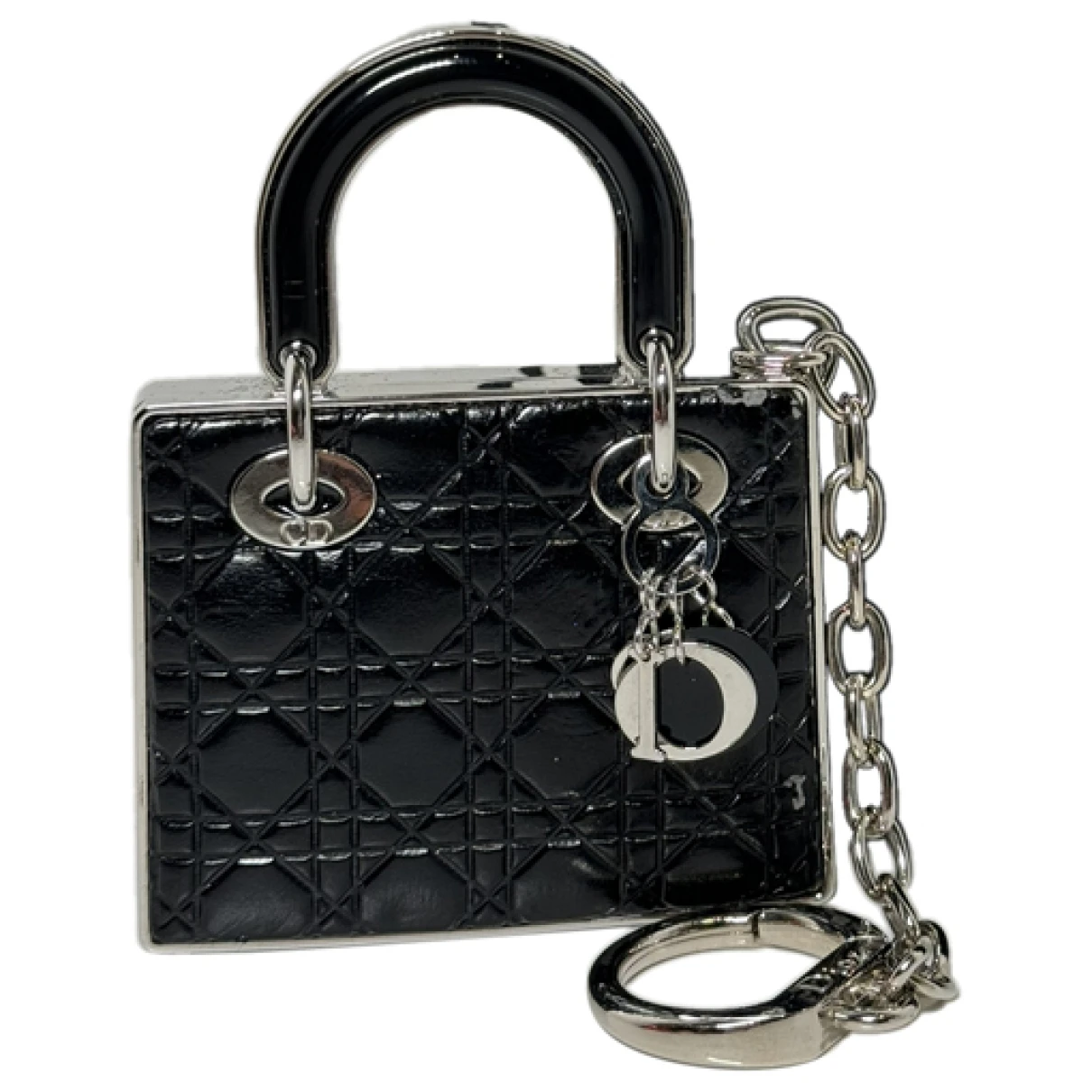 Pre-owned Dior Bag Charm In Black