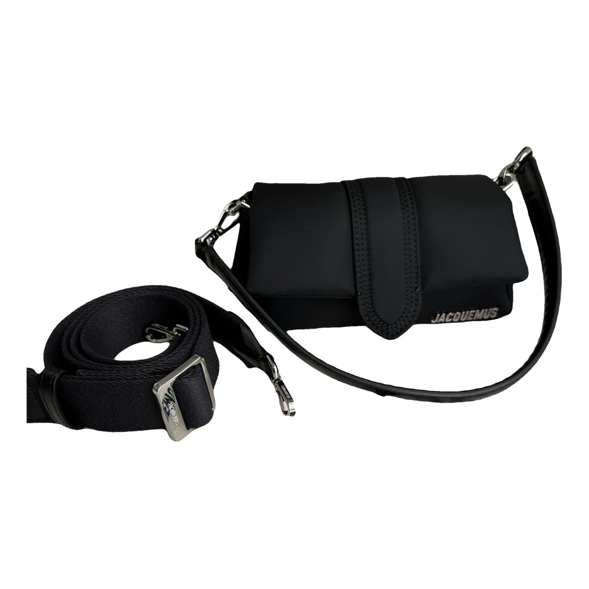 Pre-owned Jacquemus Bambimou Handbag In Black