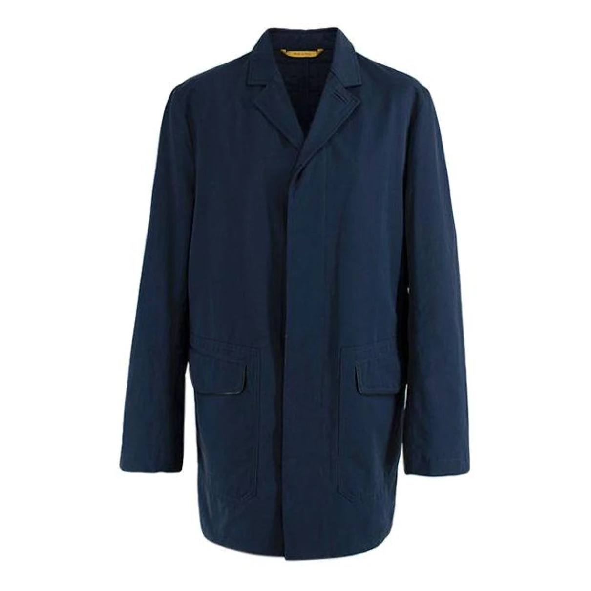 Pre-owned Canali Coat In Blue