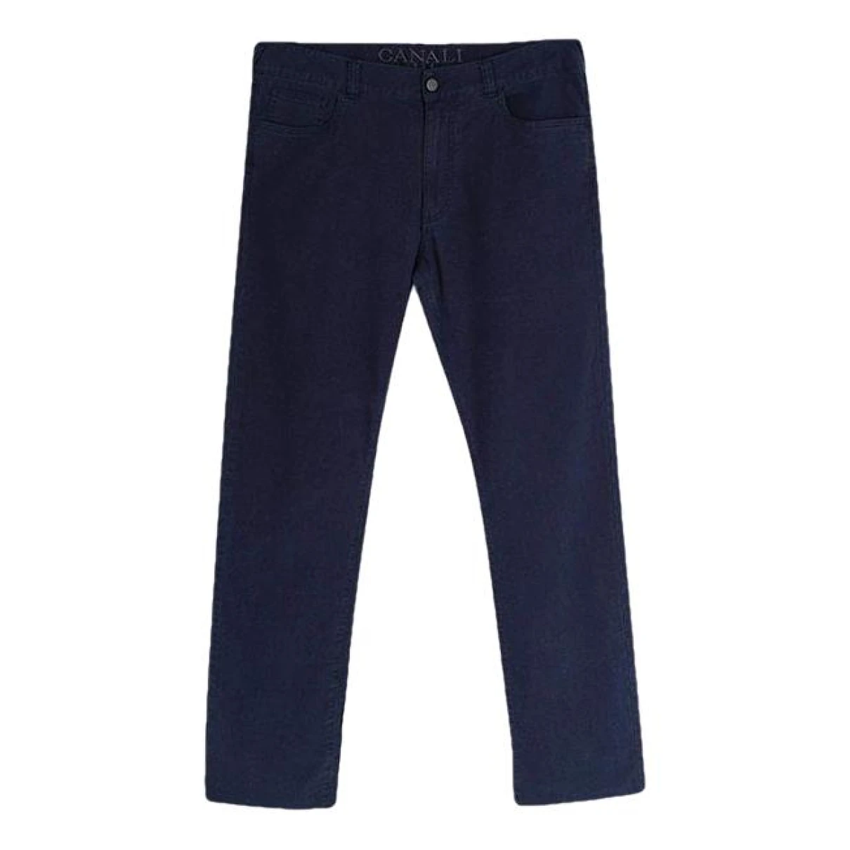 Pre-owned Canali Trousers In Blue