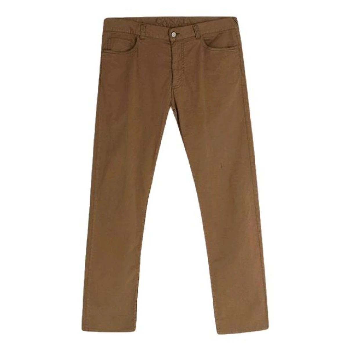 Pre-owned Canali Trousers In Brown