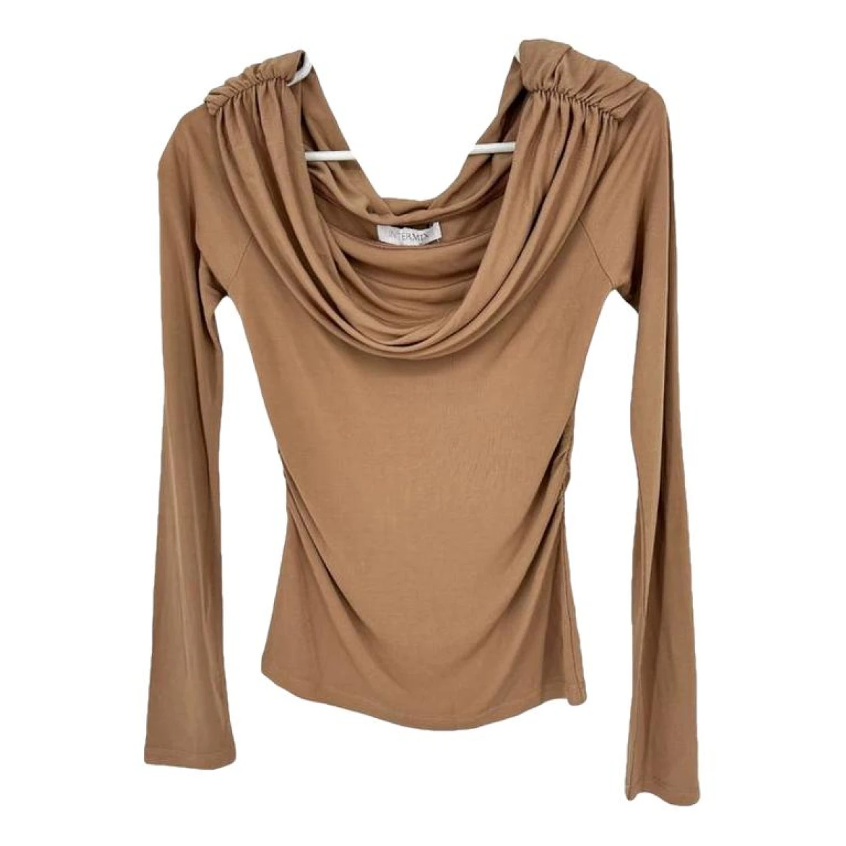 Pre-owned Intermix Blouse In Beige