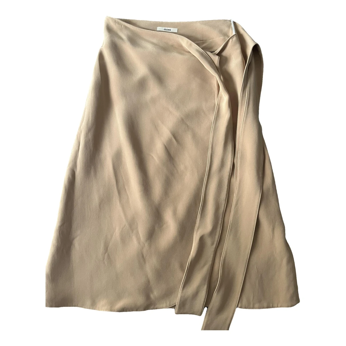 Pre-owned Celine Silk Mid-length Skirt In Other