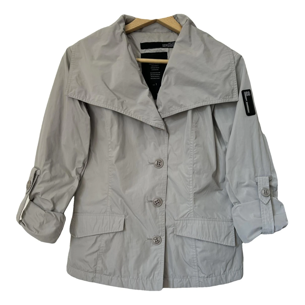 Pre-owned Bomboogie Trench Coat In Grey