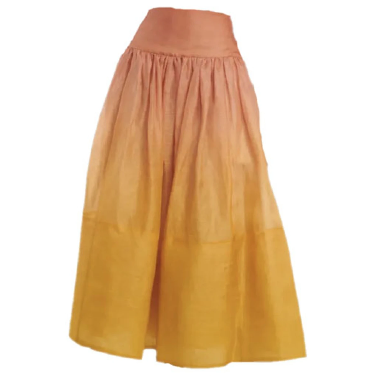 Pre-owned Zimmermann Linen Mid-length Skirt In Other