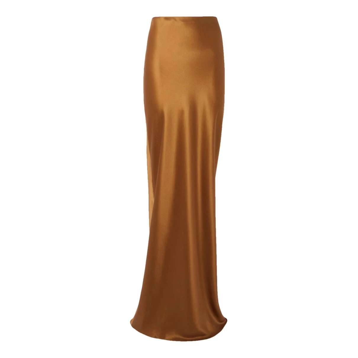 Pre-owned Saint Laurent Silk Maxi Skirt In Other