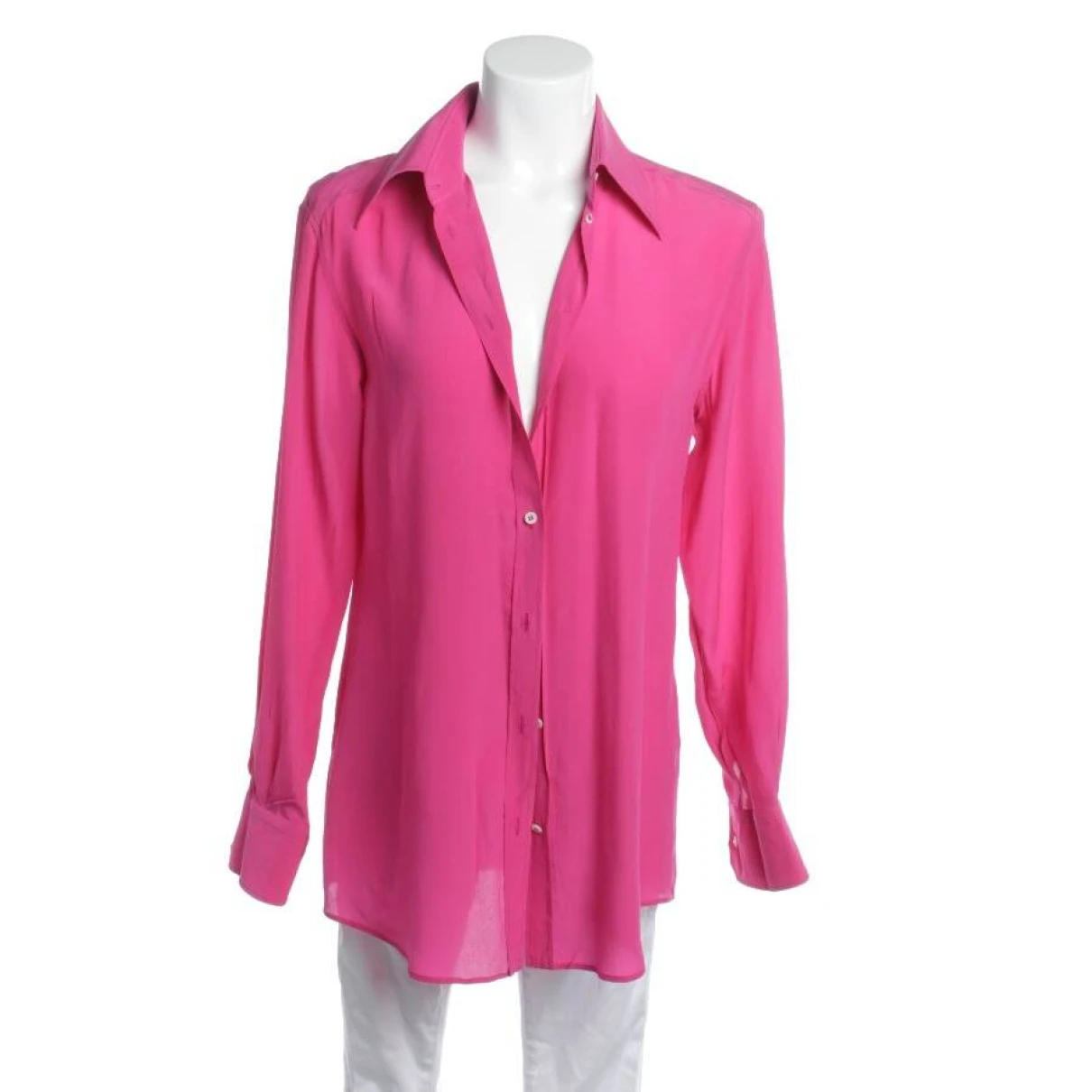 Pre-owned Dolce & Gabbana Silk Blouse In Pink