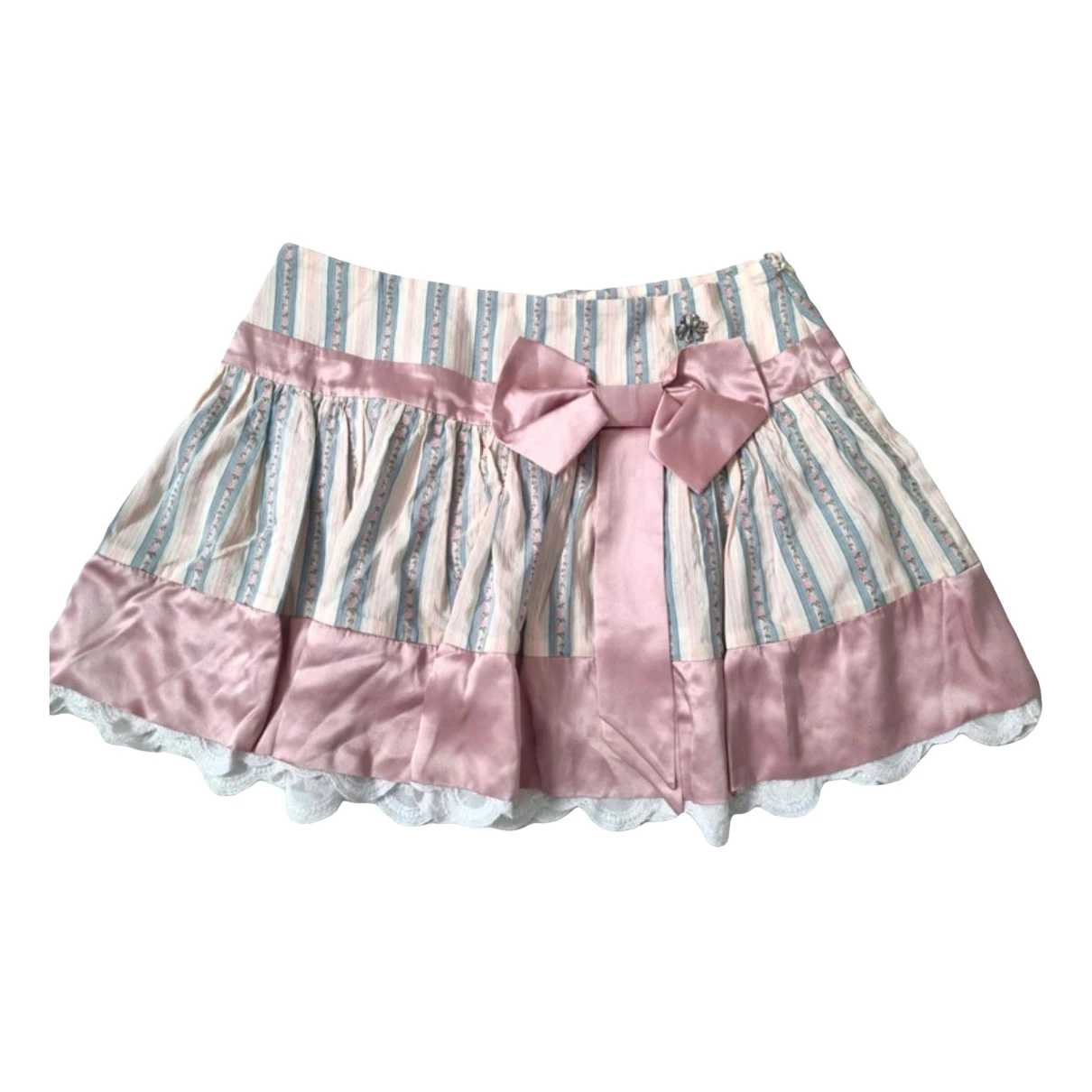 Pre-owned Galliano Mini Skirt In Multicolour