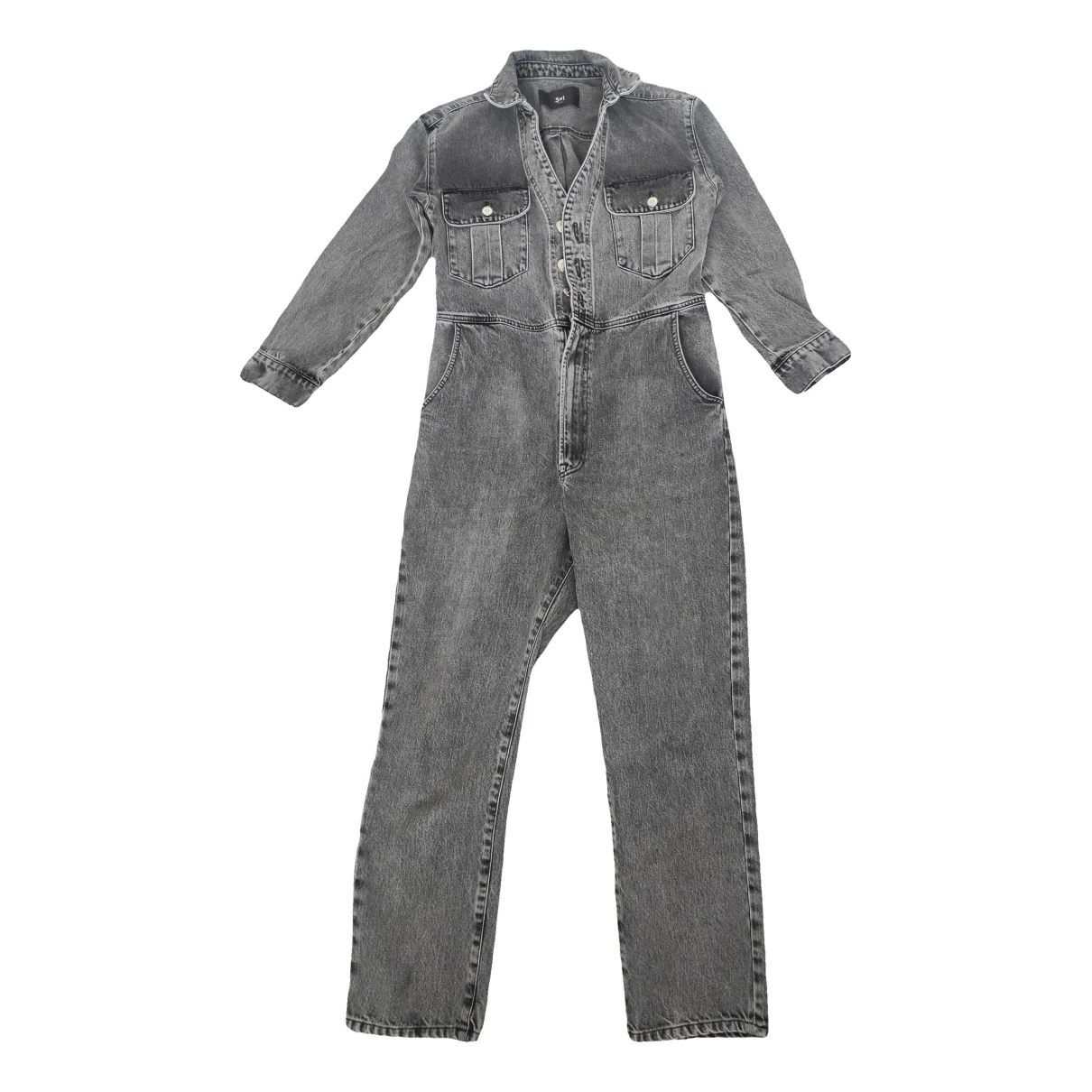 Pre-owned 3x1 Jumpsuit In Grey
