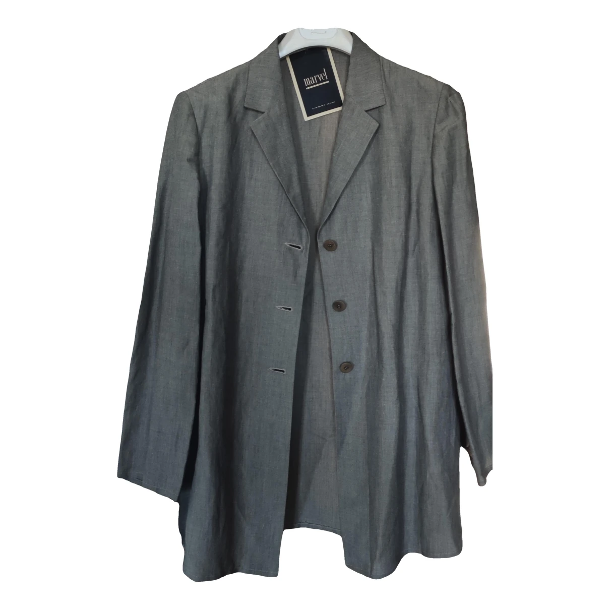Pre-owned La Perla Linen Jacket In Grey