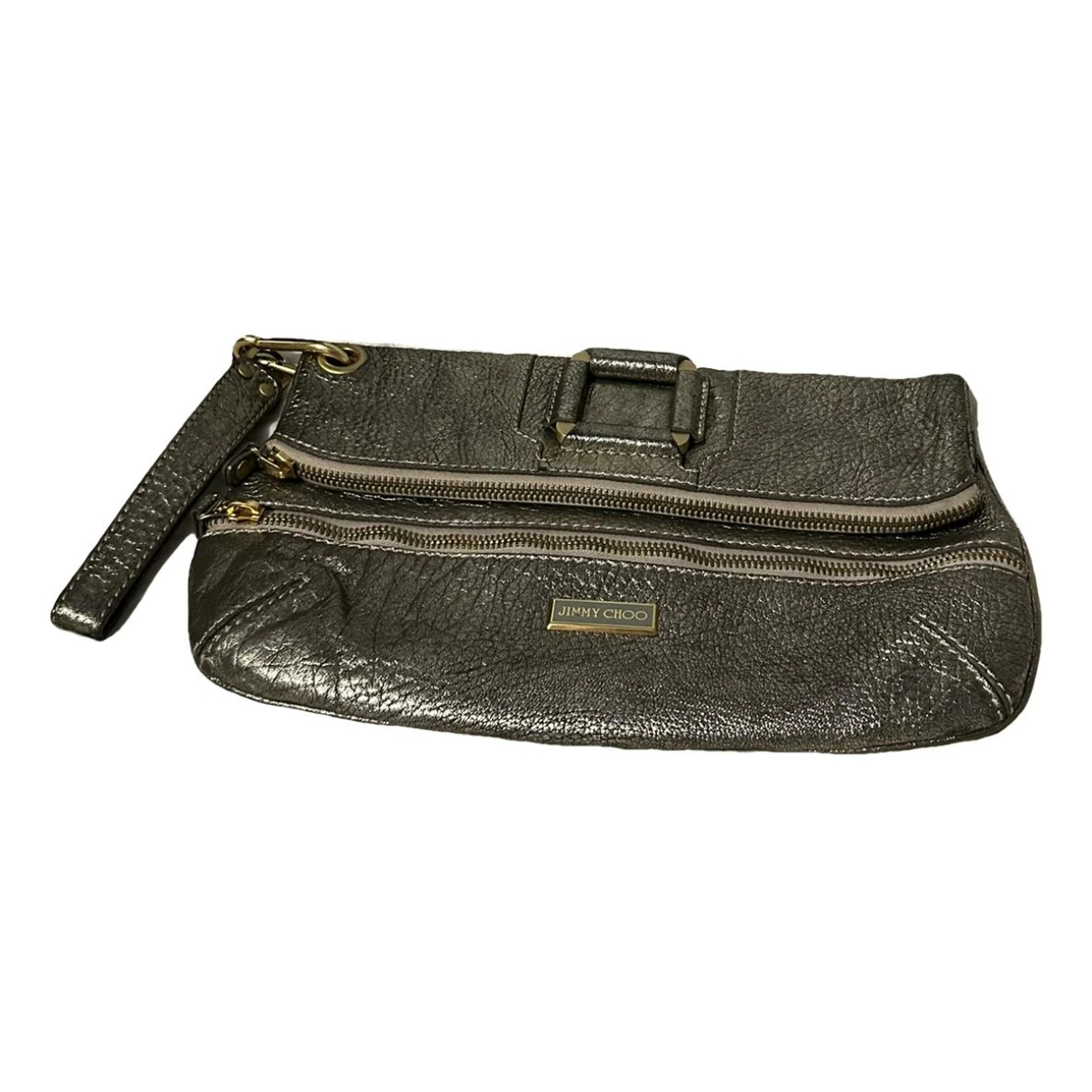 Pre-owned Jimmy Choo Leather Clutch Bag In Other