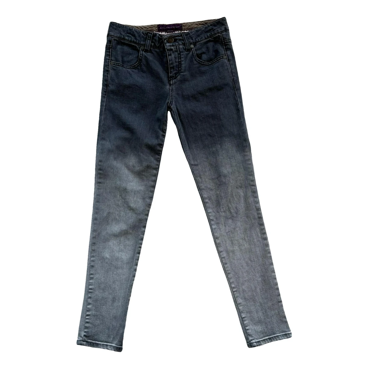 Pre-owned Stella Mccartney Slim Jeans In Grey