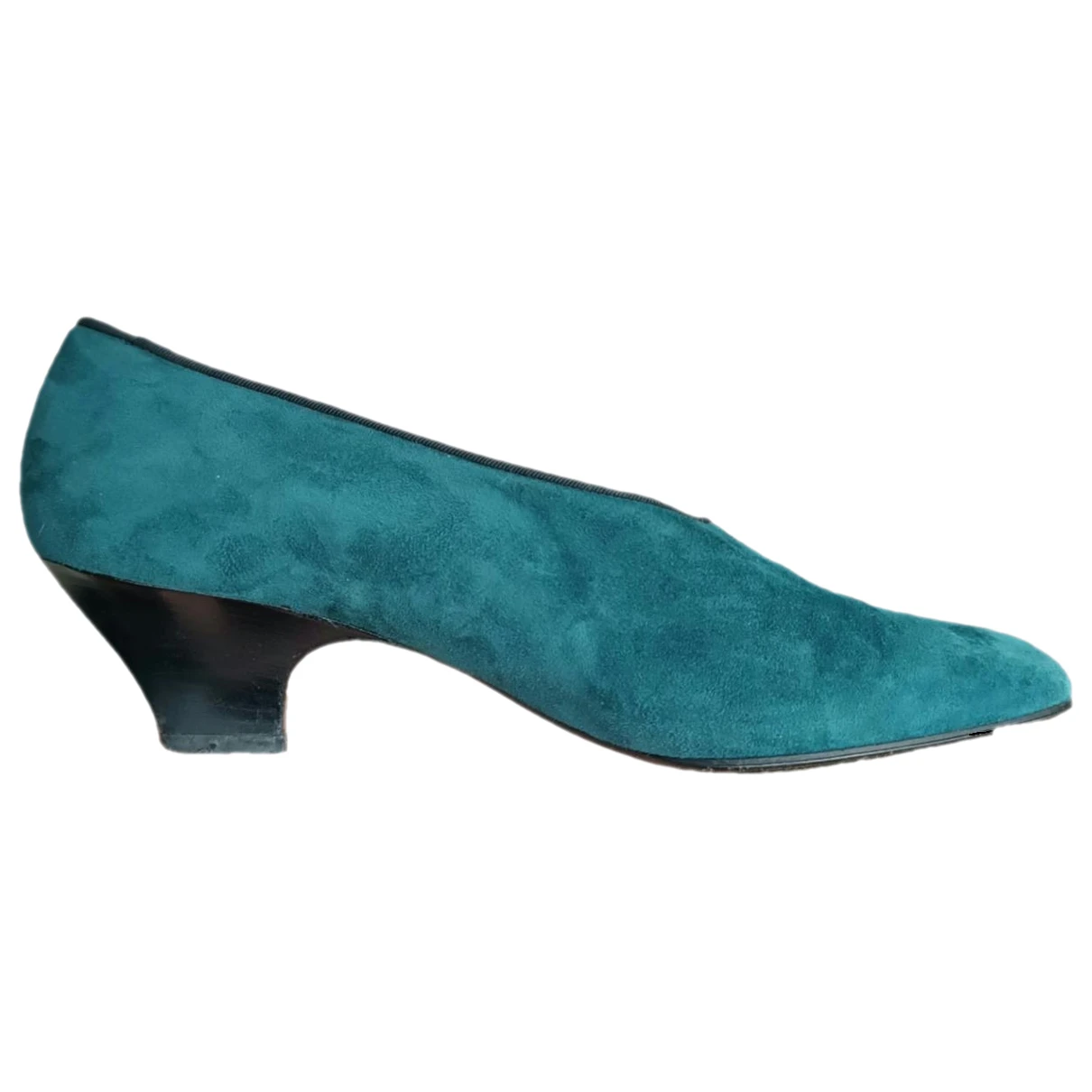 Pre-owned Saint Laurent Mules & Clogs In Blue