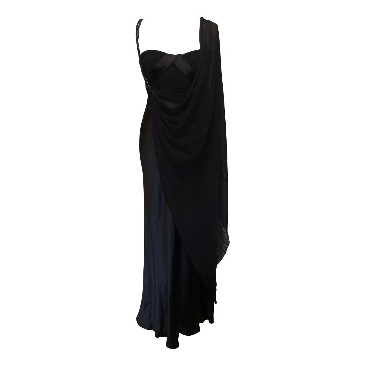 Pre-owned La Perla Maxi Dress In Black