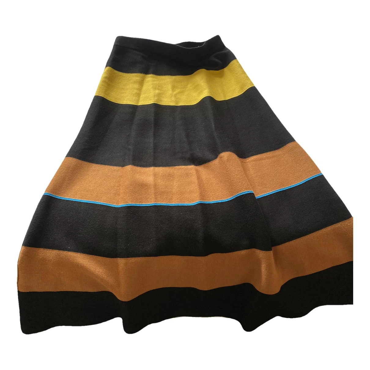 Pre-owned Victoria Beckham Maxi Skirt In Multicolour