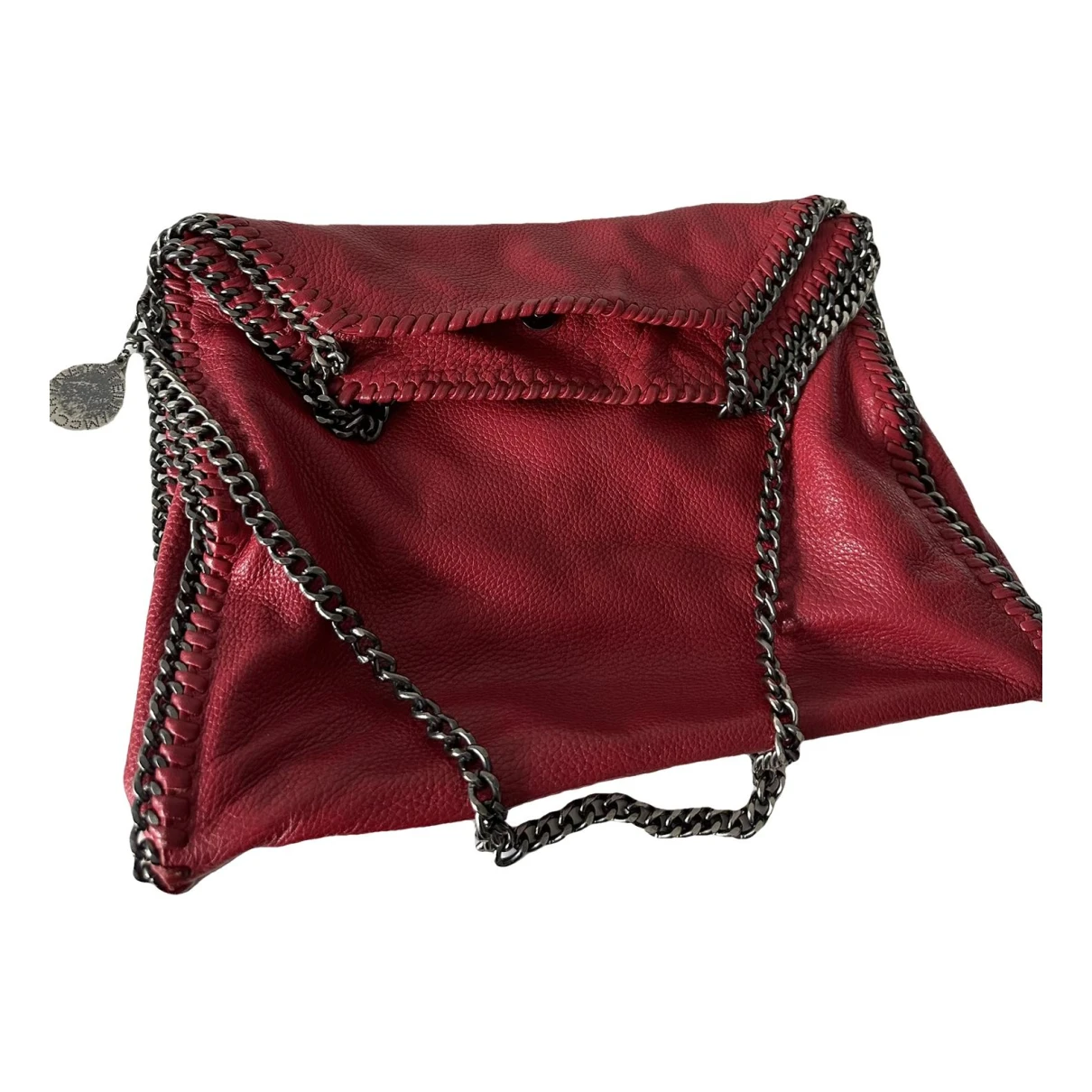 Pre-owned Stella Mccartney Falabella Leather Handbag In Red