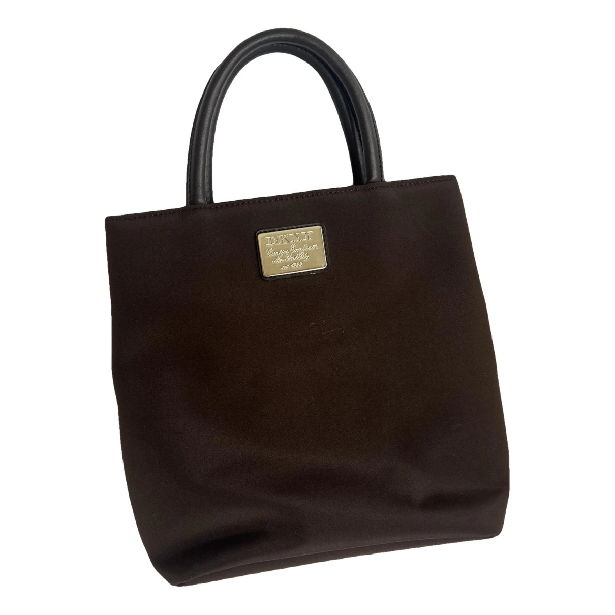 Pre-owned Dkny Handbag In Brown