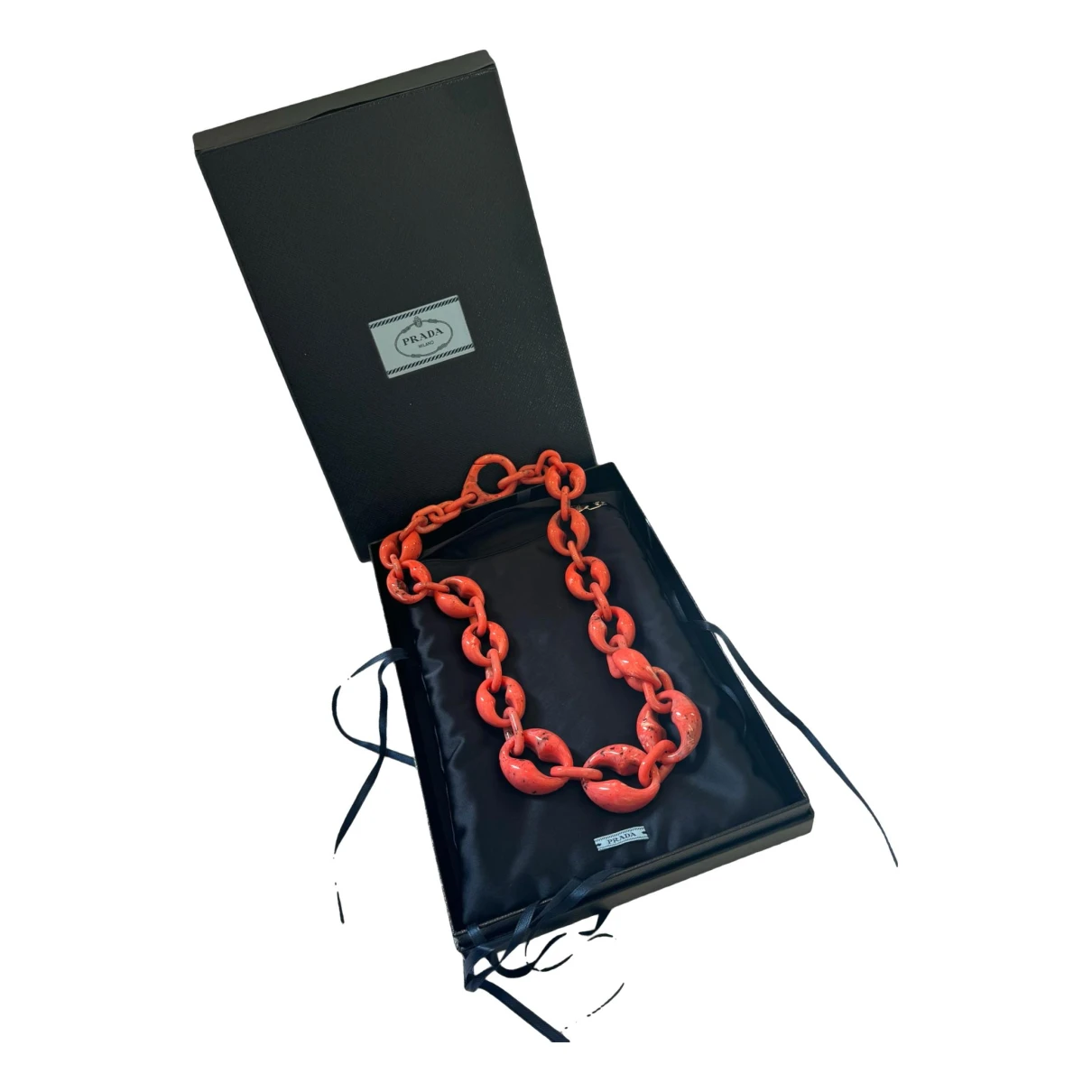Pre-owned Prada Long Necklace In Multicolour