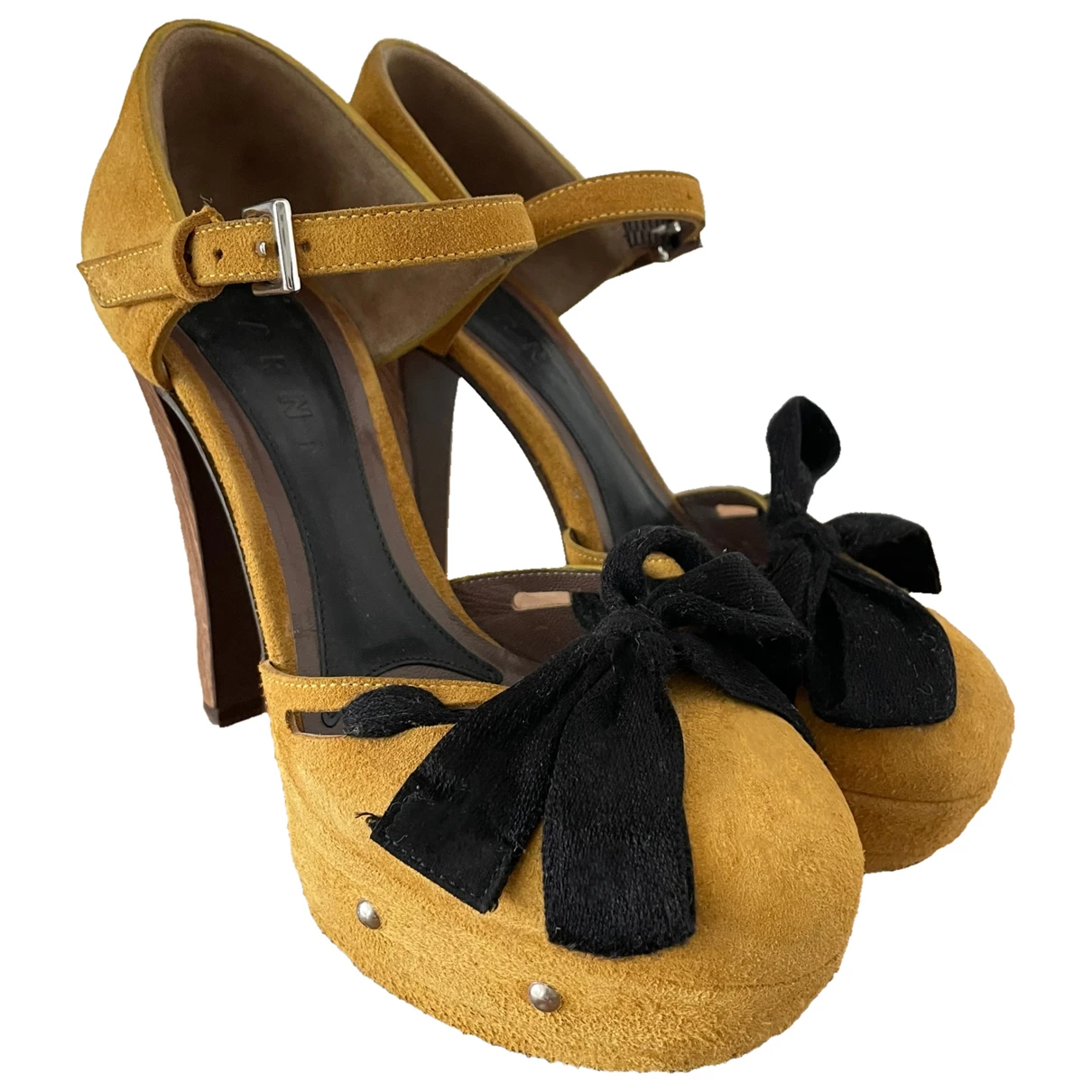 Pre-owned Marni Heels In Yellow