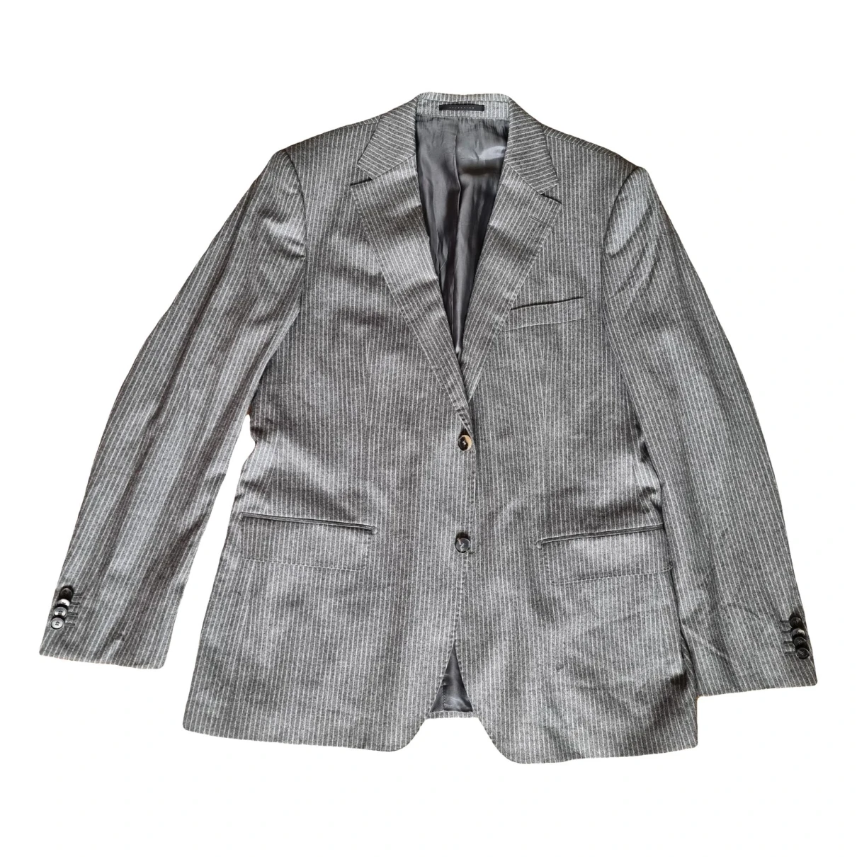 Pre-owned Hugo Boss Cashmere Suit In Grey