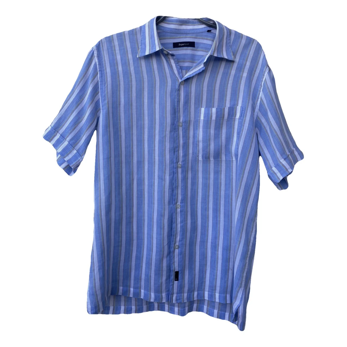 Pre-owned Zegna Linen Shirt In Multicolour