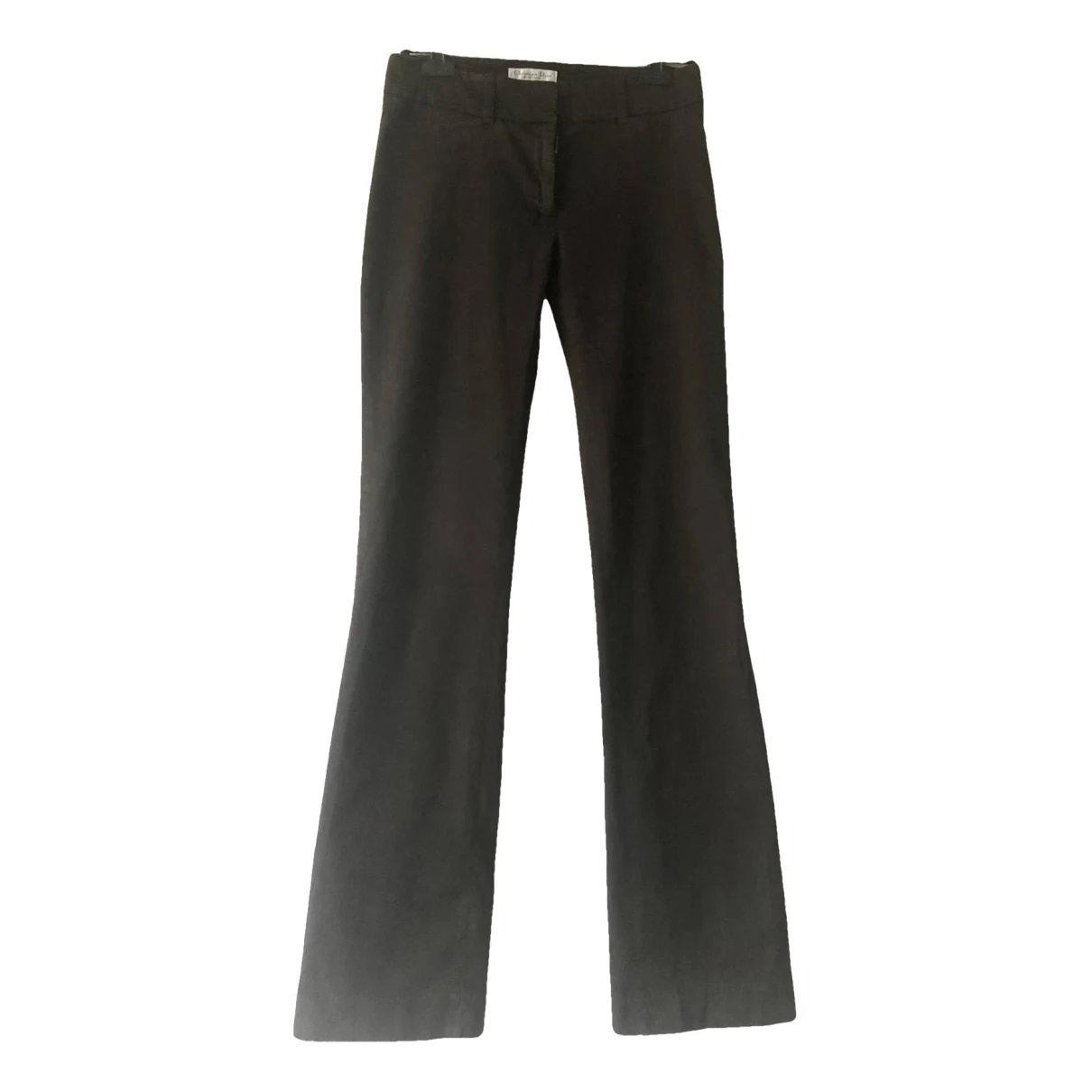 Pre-owned Dior Straight Pants In Brown